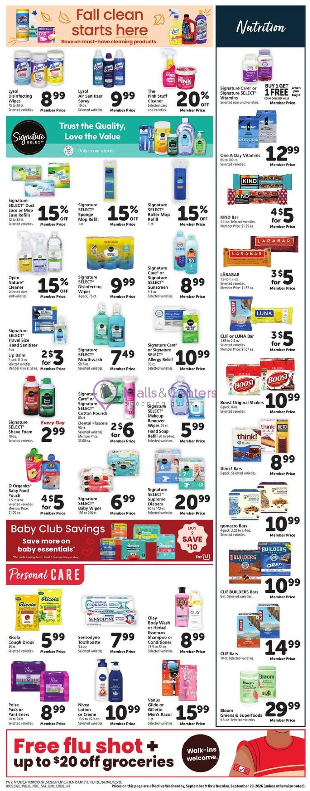 Weekly ad for Safeway valid: 09/09/2026 - 09/15/2026, page 9