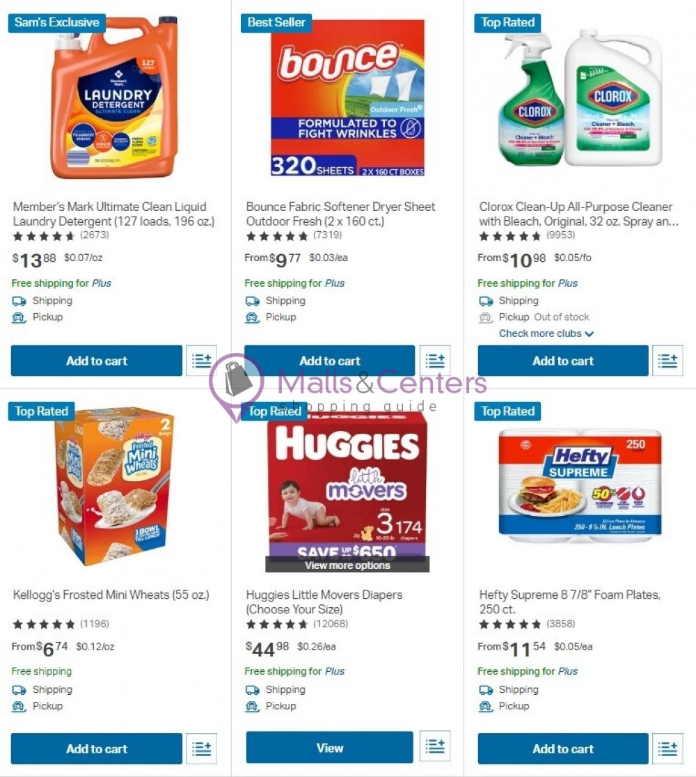 Sam's Club Weekly Ad sales & flyers specials MallsCenters