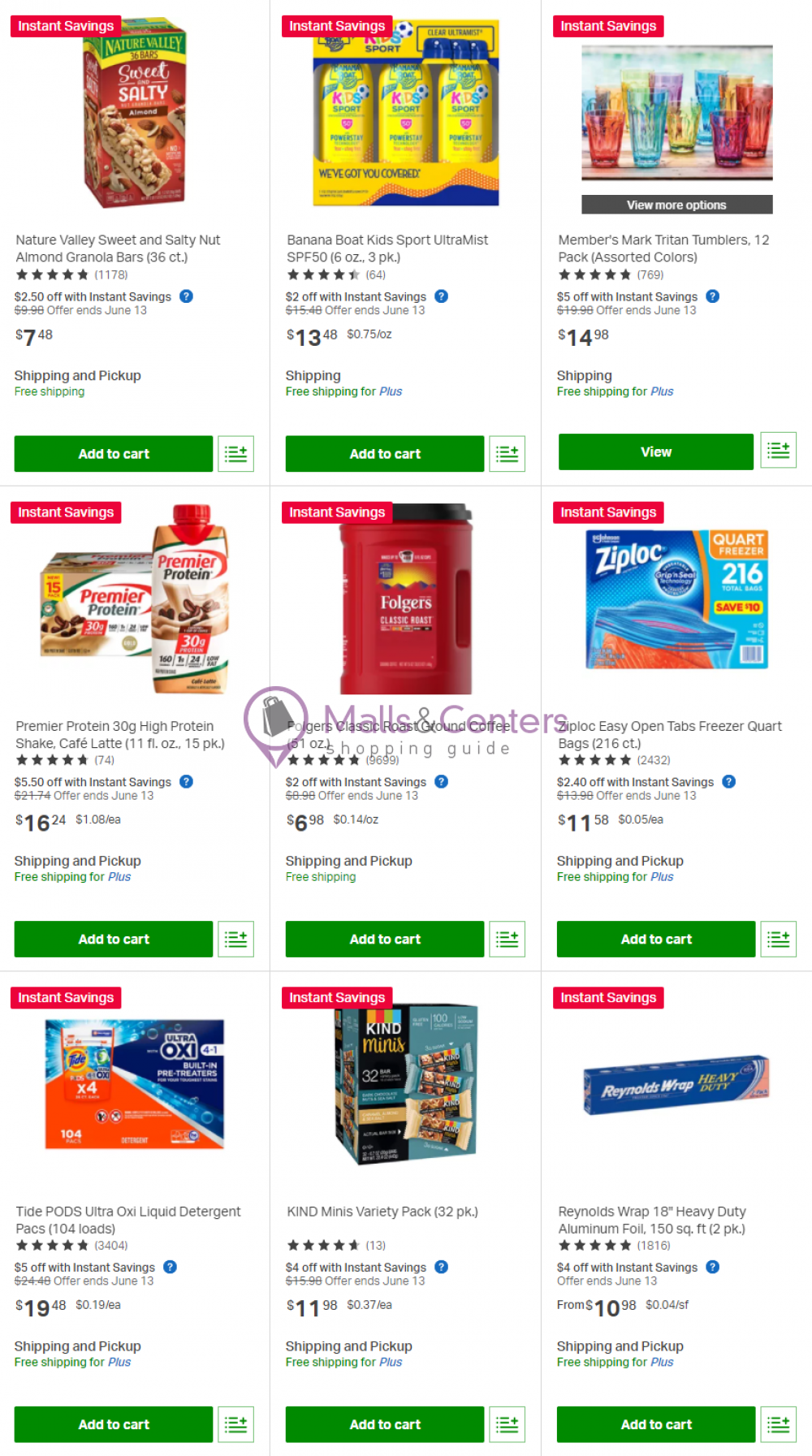 Sam's Club Weekly Ad sales & flyers specials MallsCenters