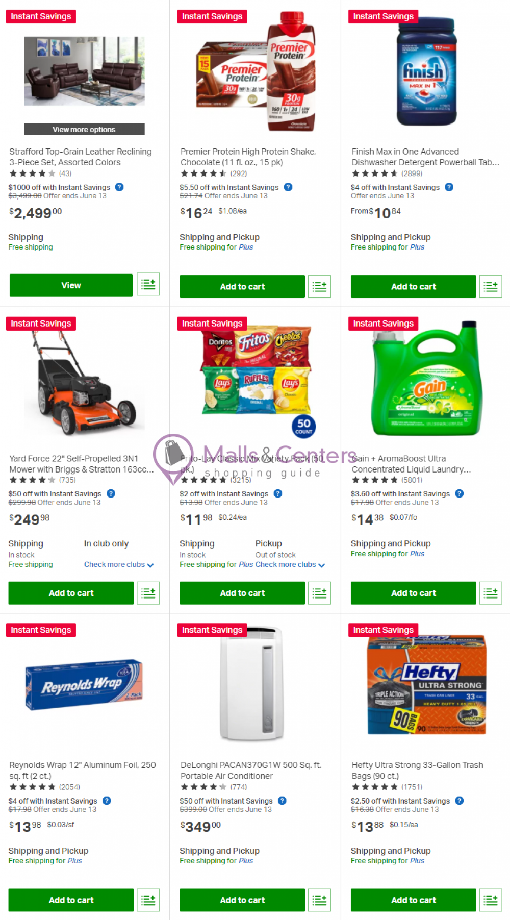 Sam's Club Weekly Ad sales & flyers specials MallsCenters