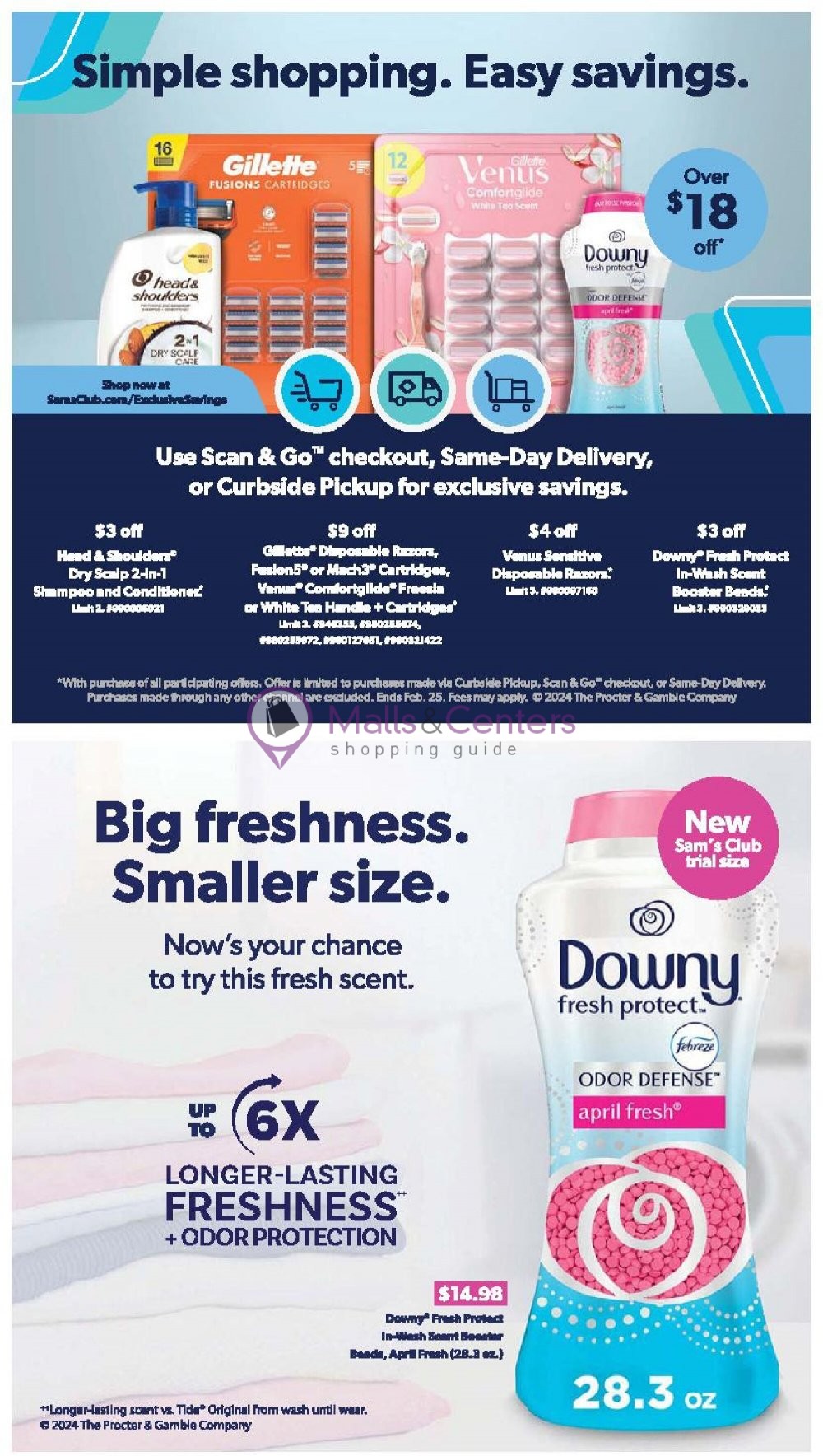 Sam's Club Weekly ad valid from 02/01/2024 to 02/25/2024 MallsCenters