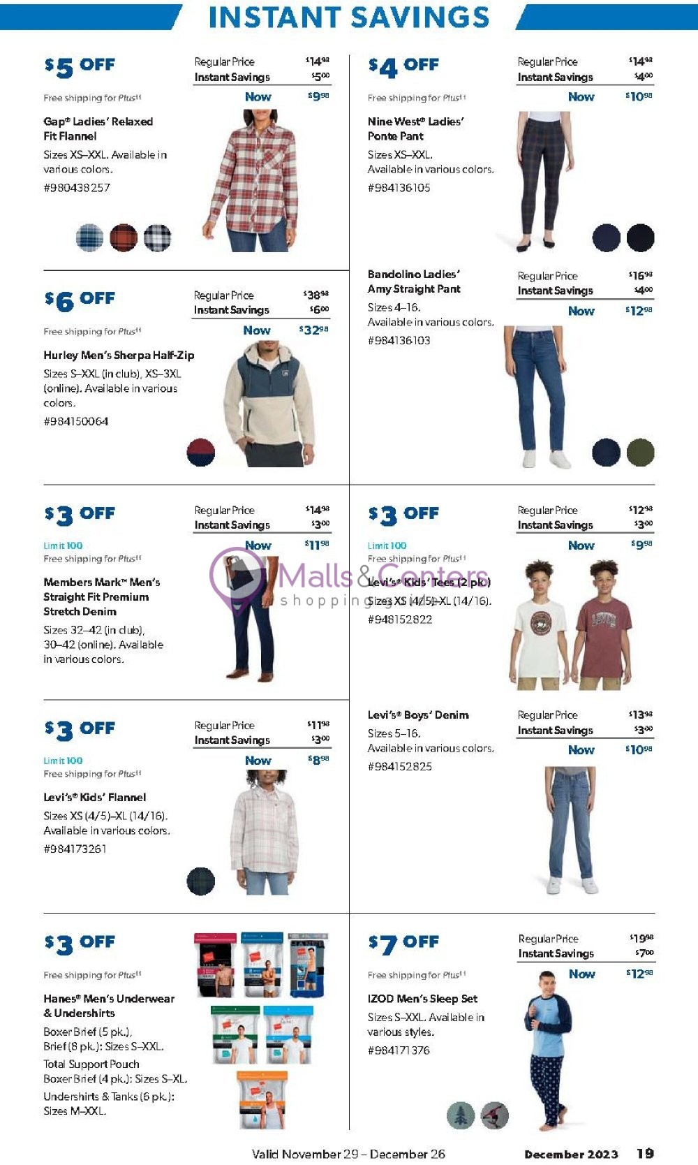 Weekly ad for Sam's Club valid: 11/29/2023 - 12/26/2023, page 19