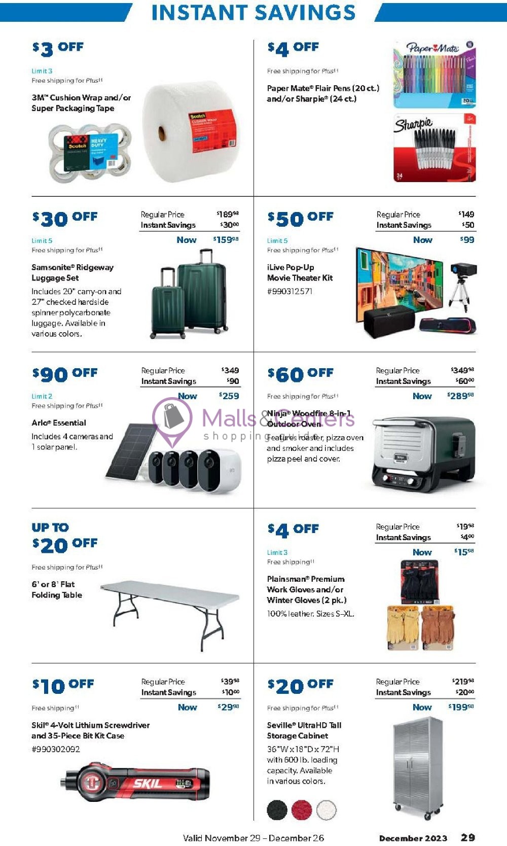 Weekly ad for Sam's Club valid: 11/29/2023 - 12/26/2023, page 29