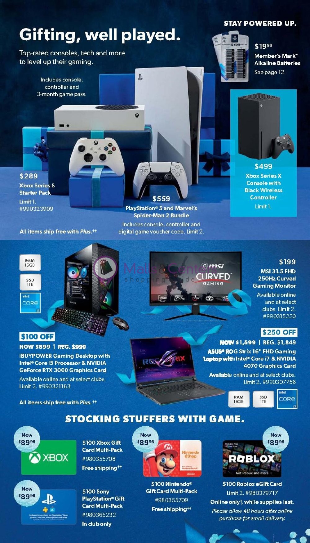 Sam's Club Weekly ad valid from 11/29/2023 to 12/26/2023 - MallsCenters