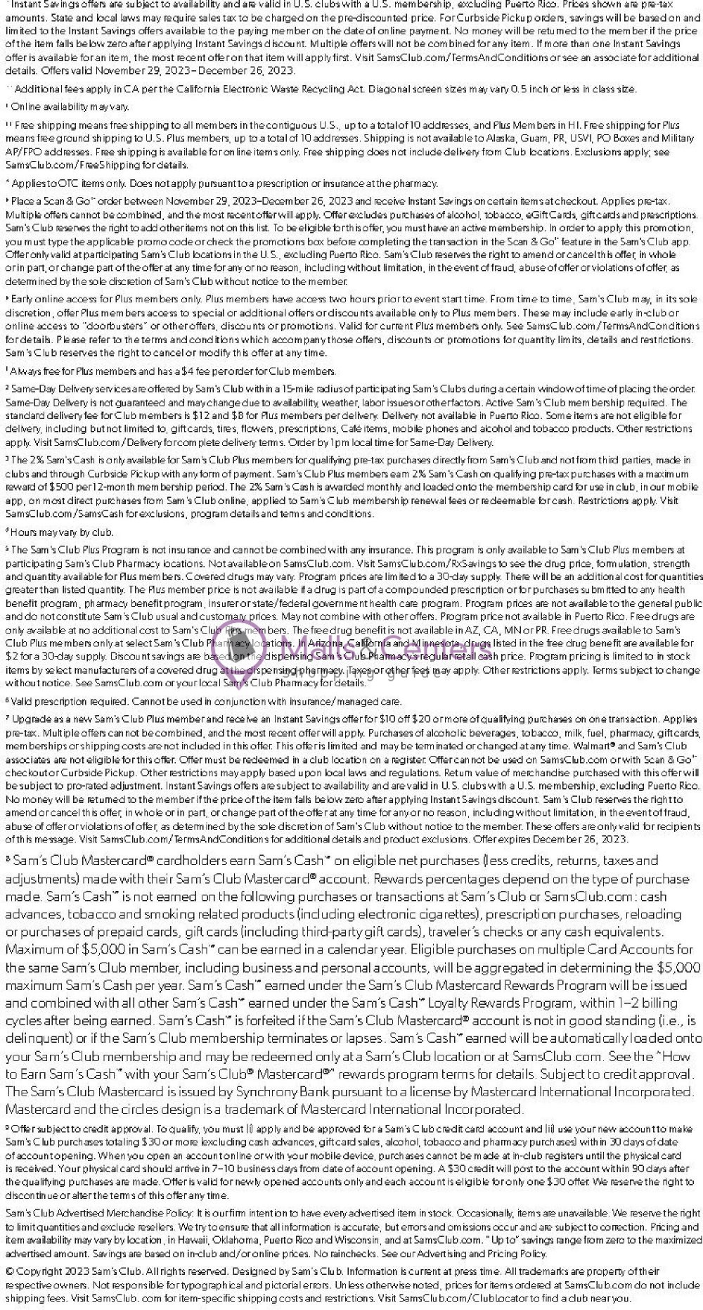 Weekly ad for Sam's Club valid: 11/29/2023 - 12/26/2023, page 45