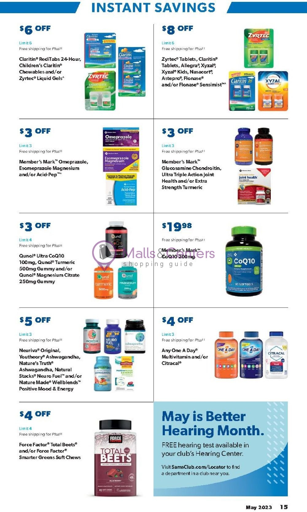 Weekly ad for Sam's Club valid: 05/03/2023 - 06/04/2023, page 15