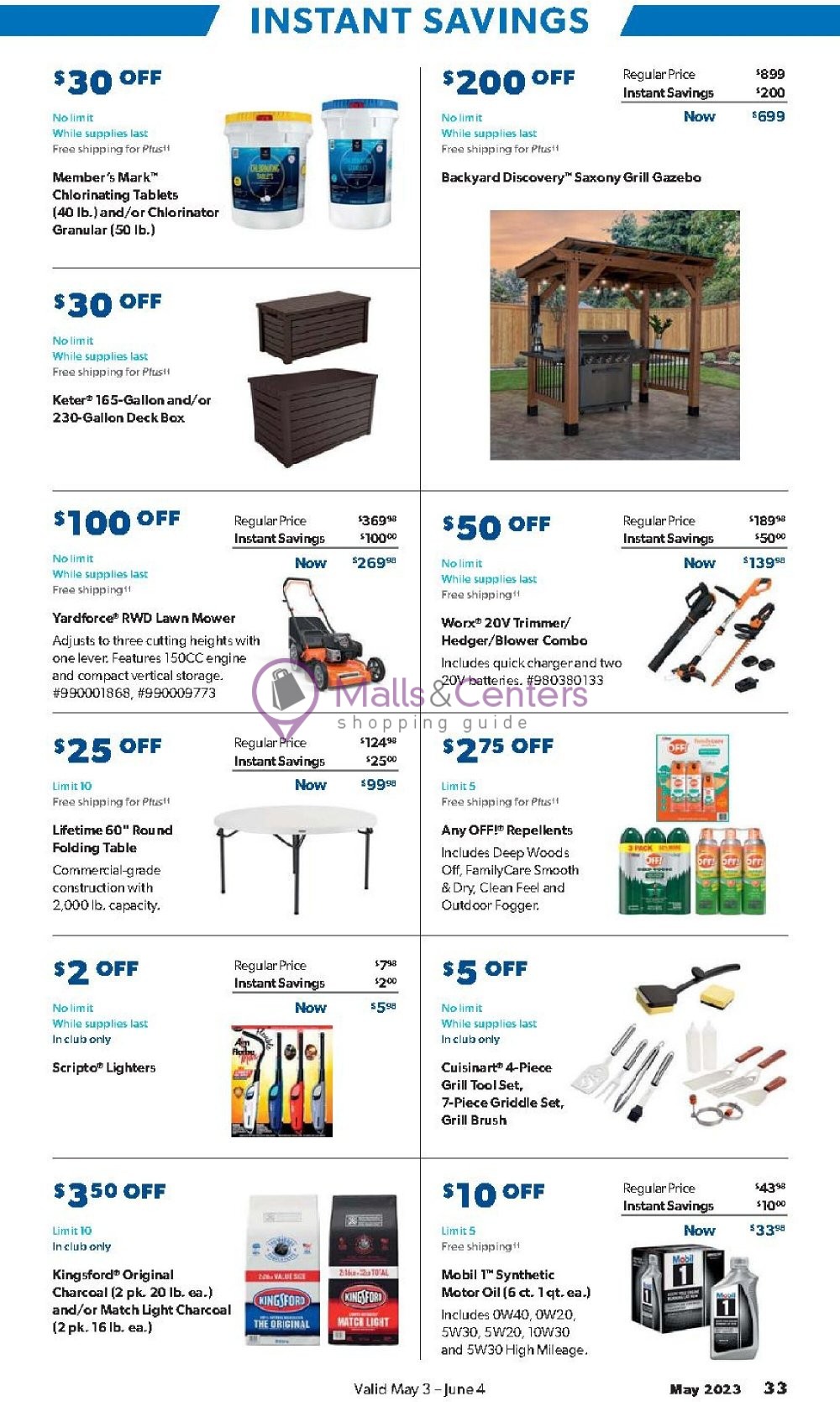Weekly ad for Sam's Club valid: 05/03/2023 - 06/04/2023, page 33