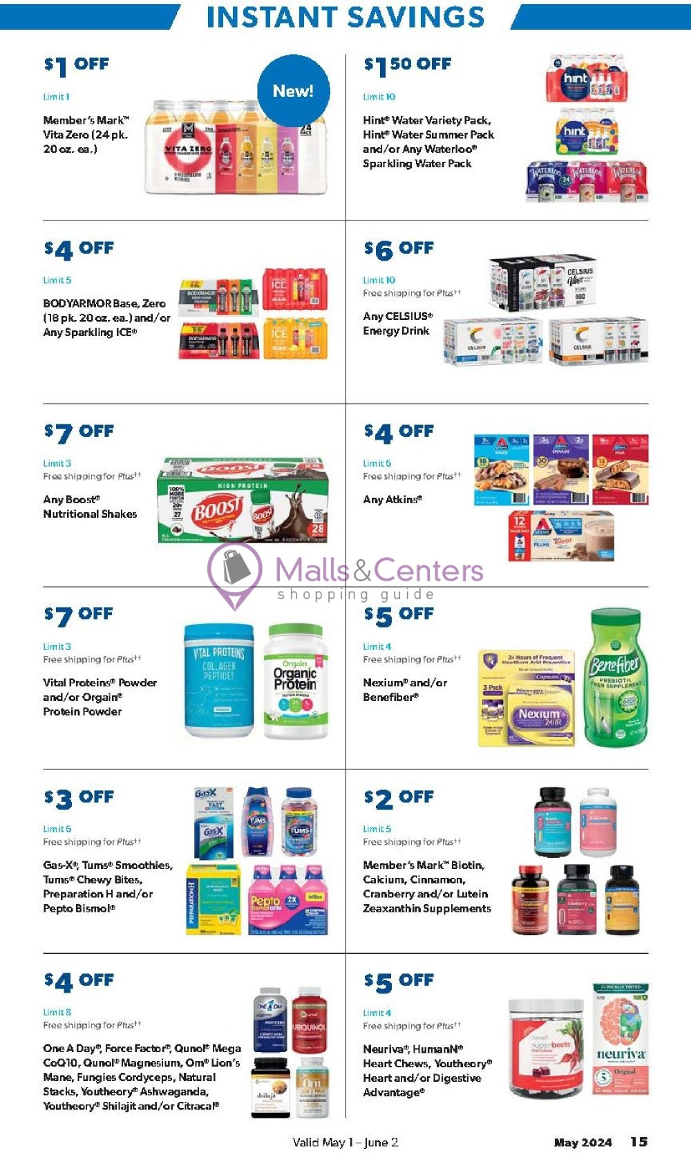 Weekly ad for Sam's Club valid: 05/01/2024 - 06/02/2024, page 15