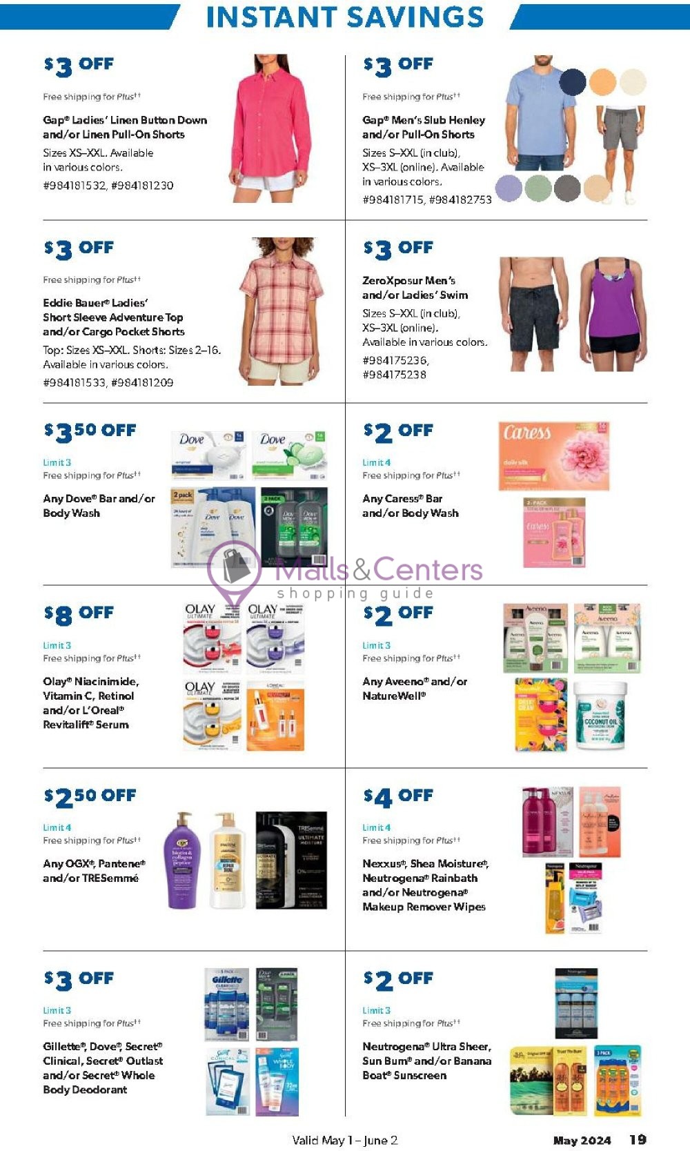 Weekly ad for Sam's Club valid: 05/01/2024 - 06/02/2024, page 19
