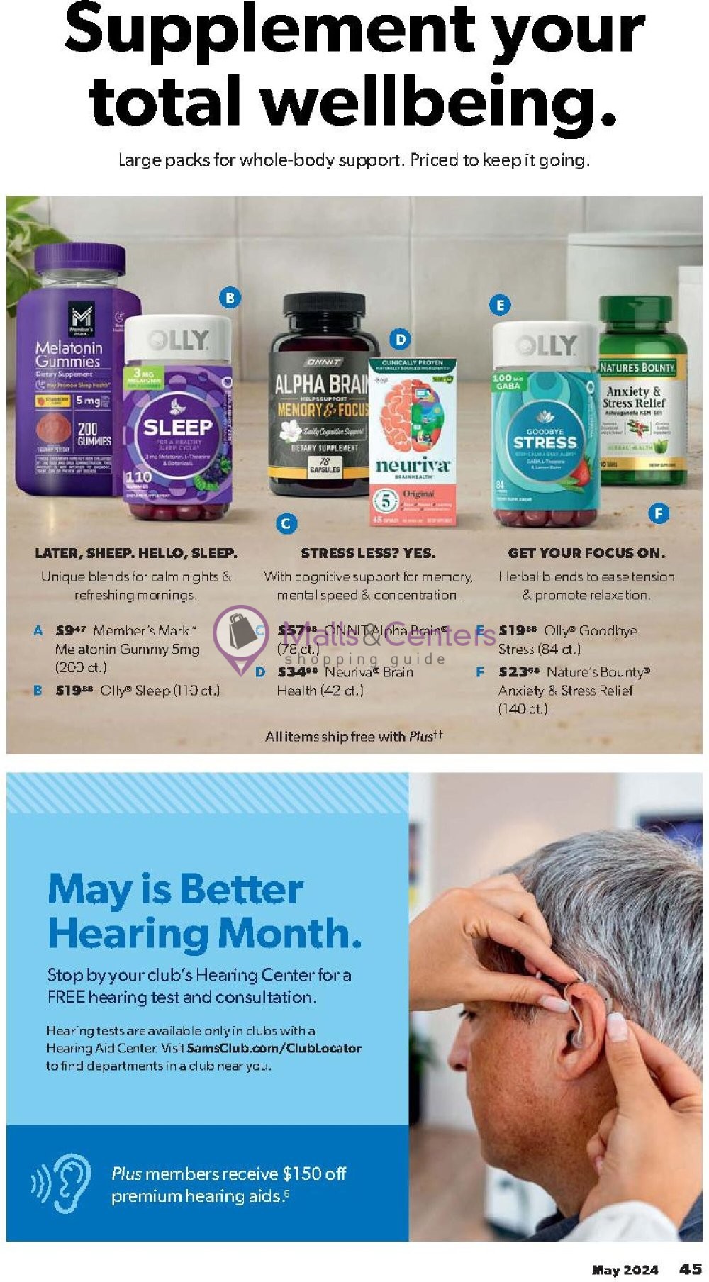 Weekly ad for Sam's Club valid: 05/01/2024 - 06/02/2024, page 45