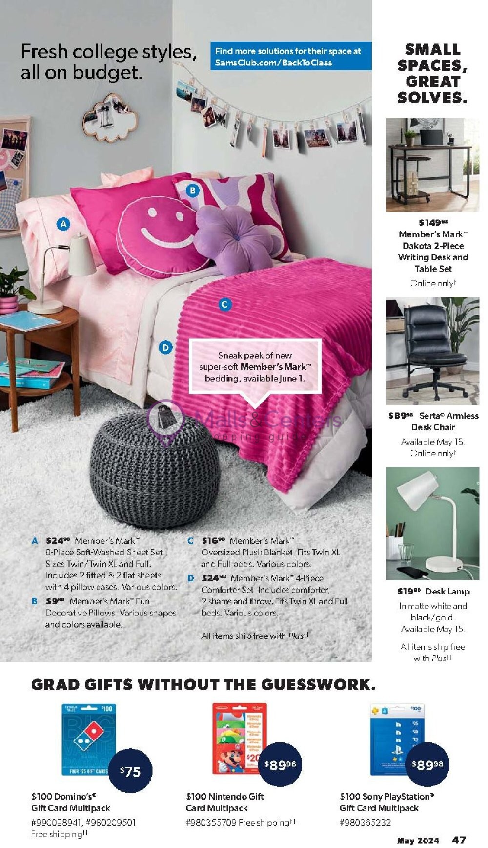 Weekly ad for Sam's Club valid: 05/01/2024 - 06/02/2024, page 47