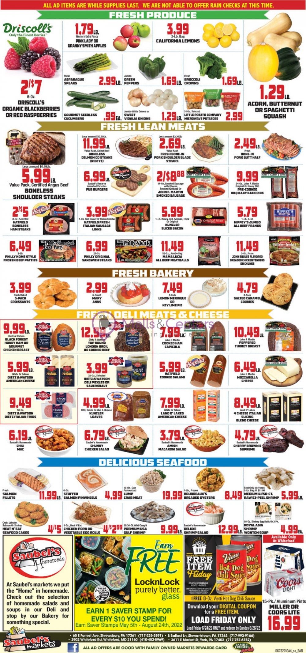 Saubel's Market Weekly ad valid from 06/23/2022 to 06/29/2022