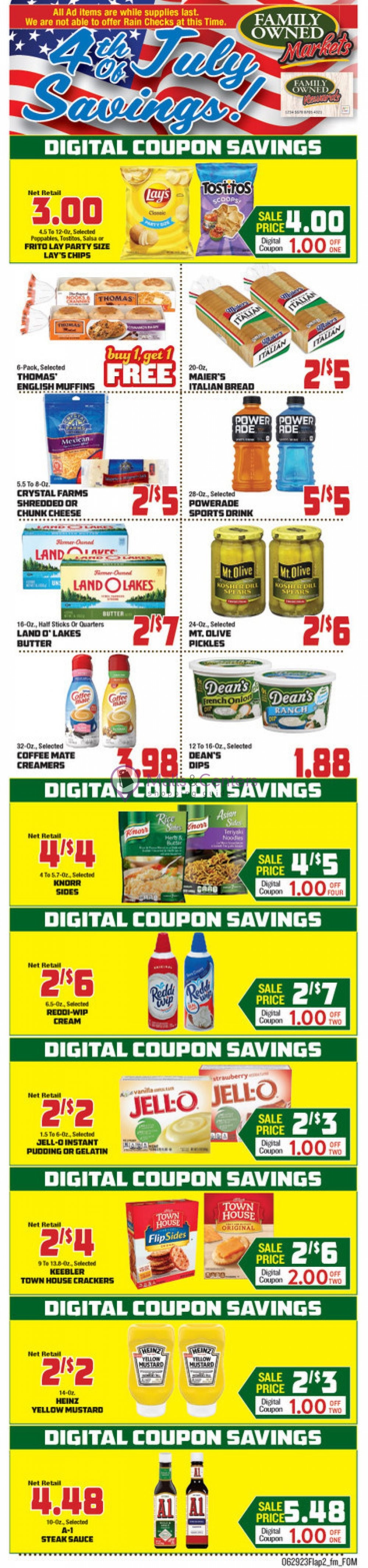 Saubel's Market Weekly ad valid from 06/29/2023 to 07/05/2023