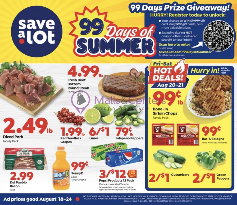 Save a Lot food store Weekly Ad sales & flyers specials MallsCenters