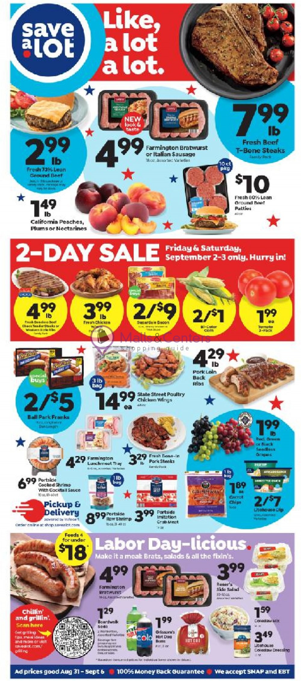 Save a Lot food store Weekly ad valid from 08/31/2022 to 09/06/2022