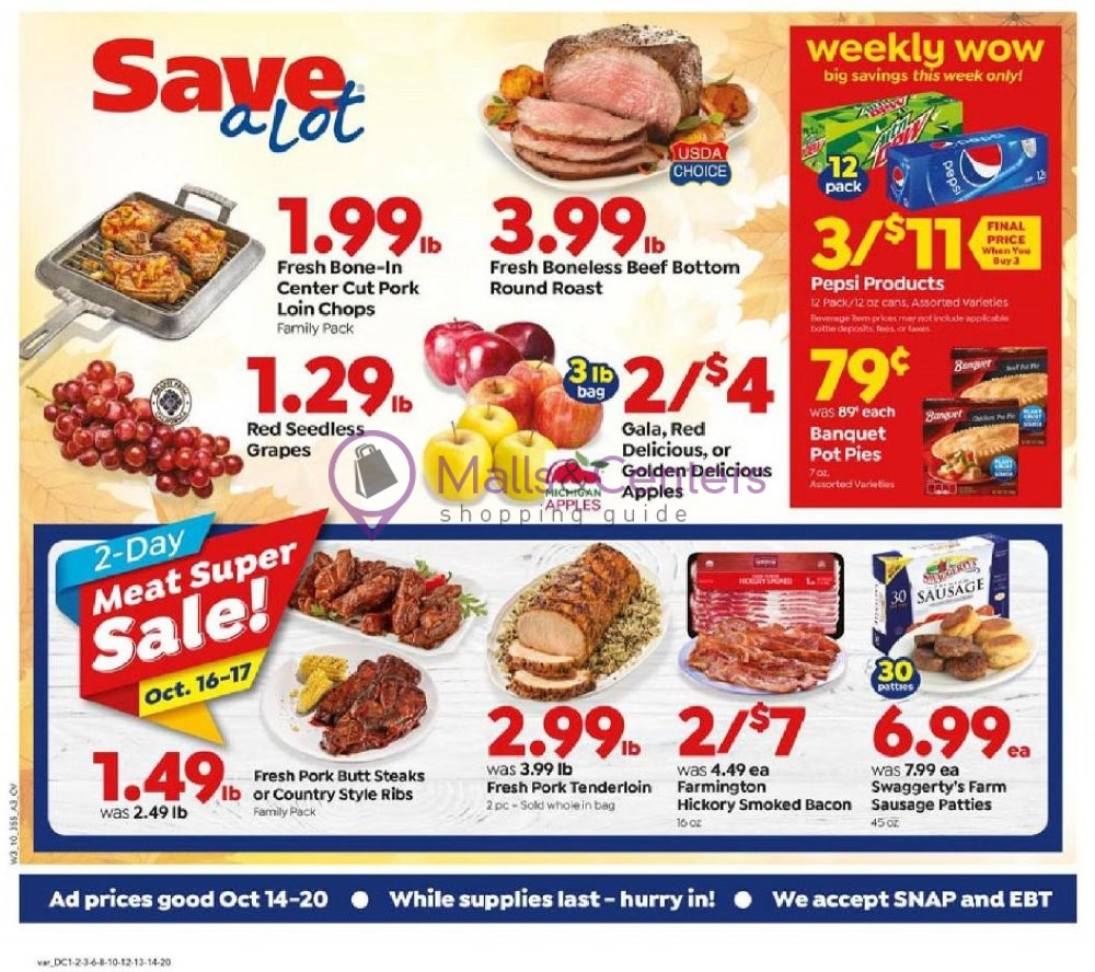 Save a Lot food store Weekly Ad sales & flyers specials MallsCenters