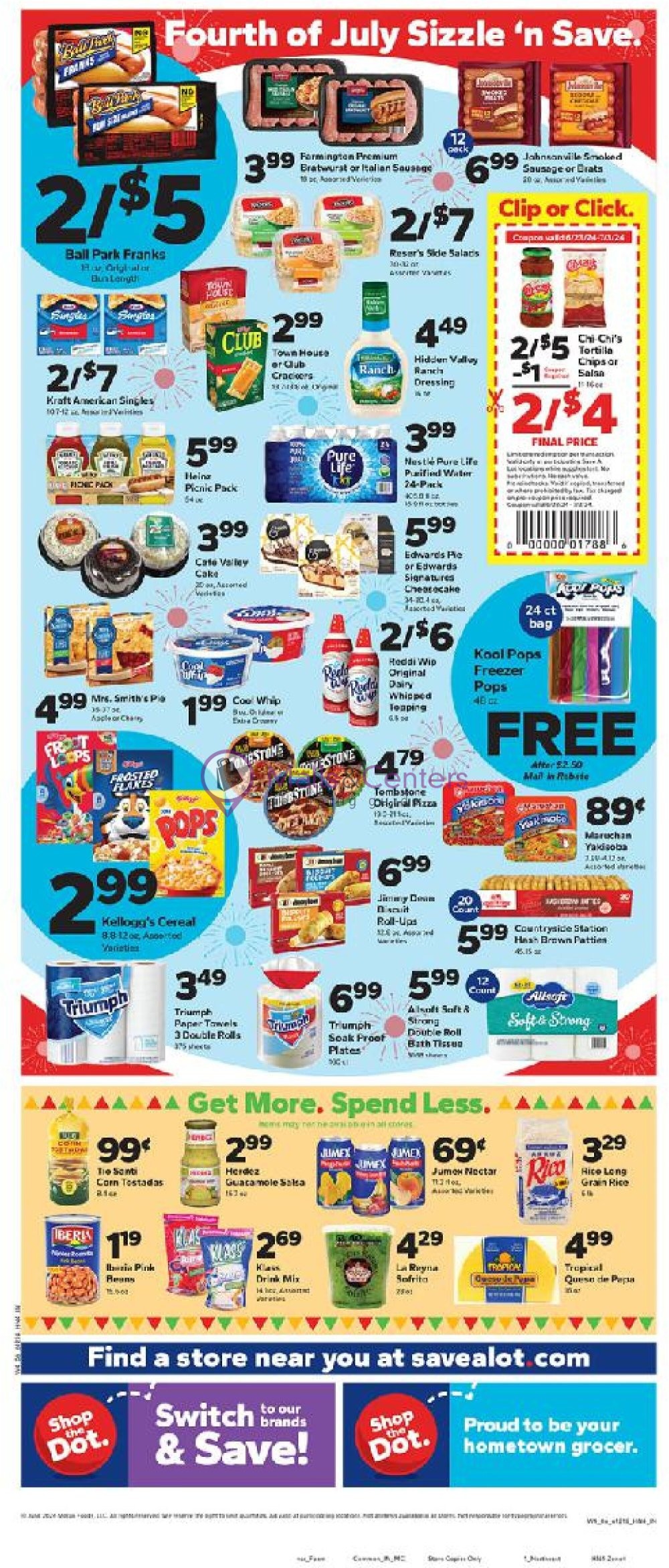 Weekly ad for Save a Lot food store valid: 06/26/2024 - 07/02/2024, page 3 Weekly ad for Save a Lot food store valid: 06/26/2024 - 07/02/2024, page 3