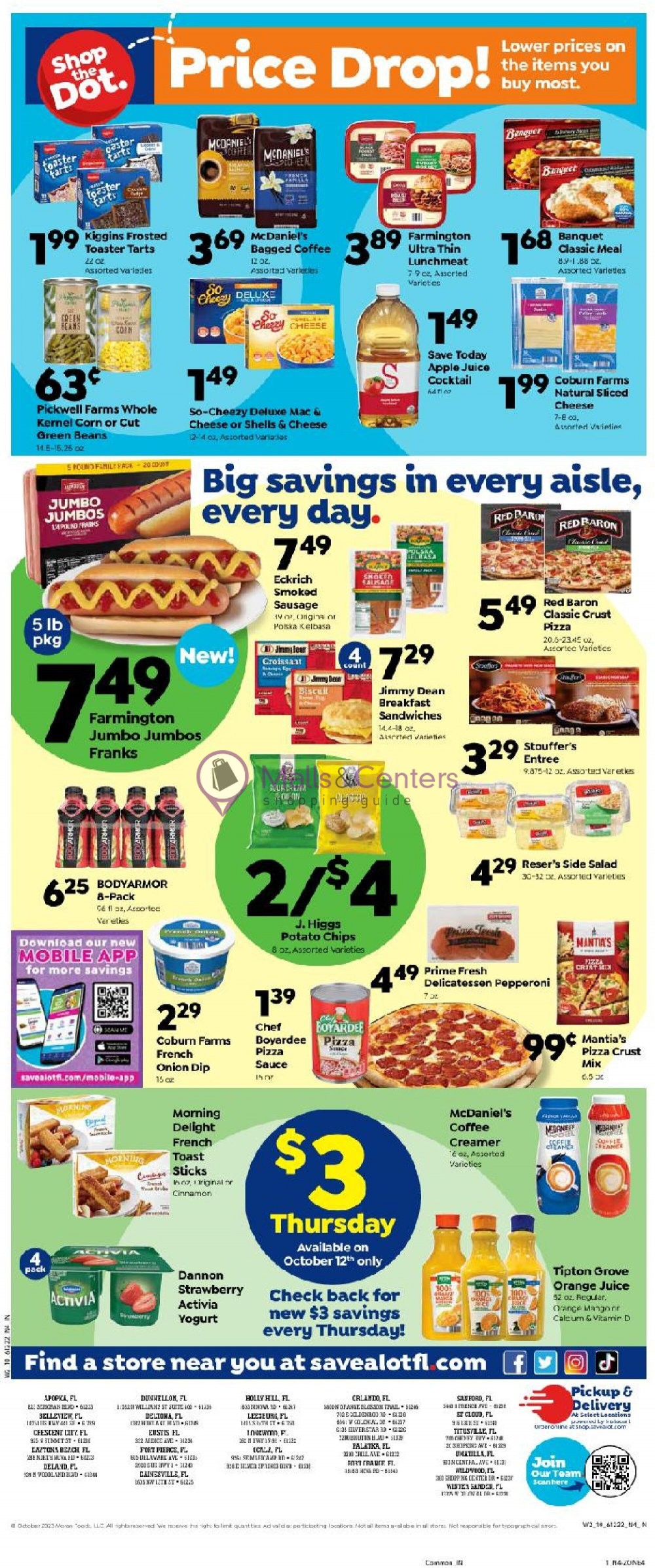 Save a Lot food store Weekly ad valid from 10/11/2023 to 10/18/2023