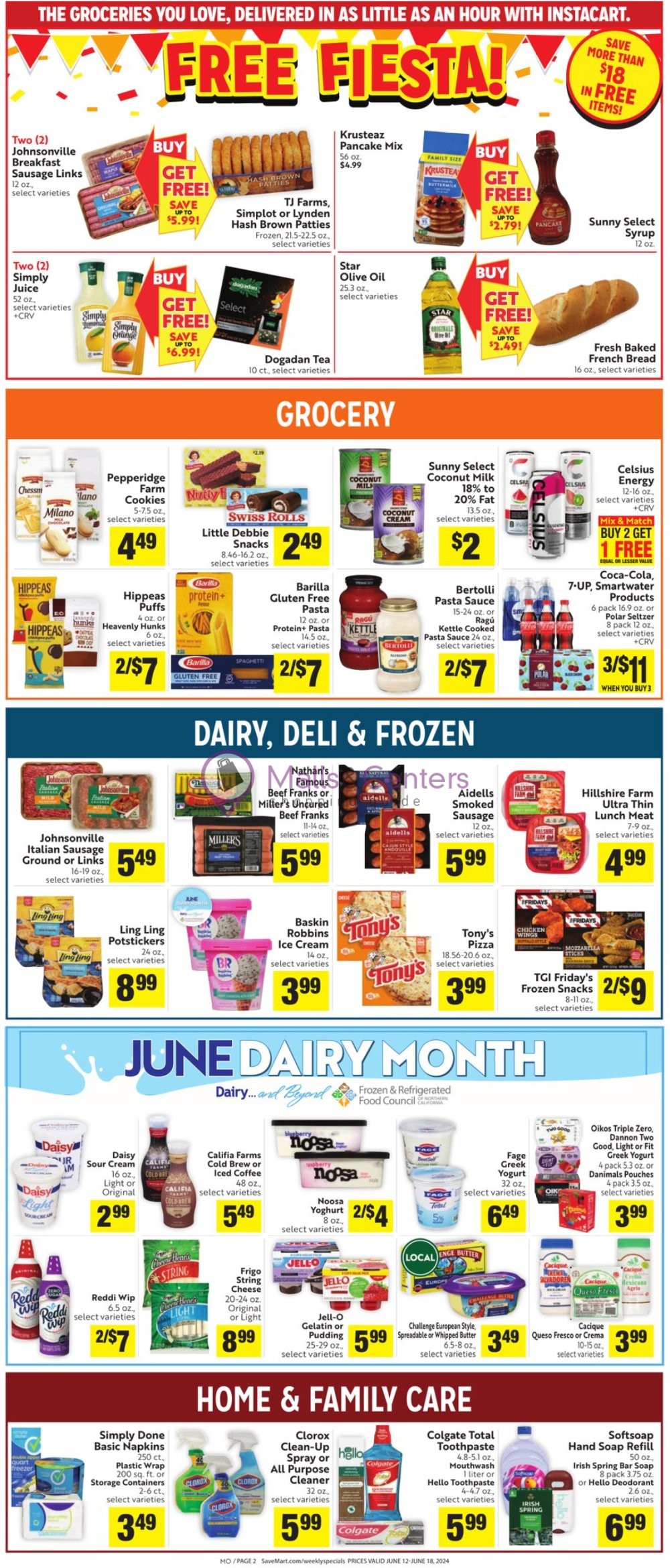 Weekly ad for Save Mart Supermarkets valid: 06/12/2024 - 06/18/2024, page 2