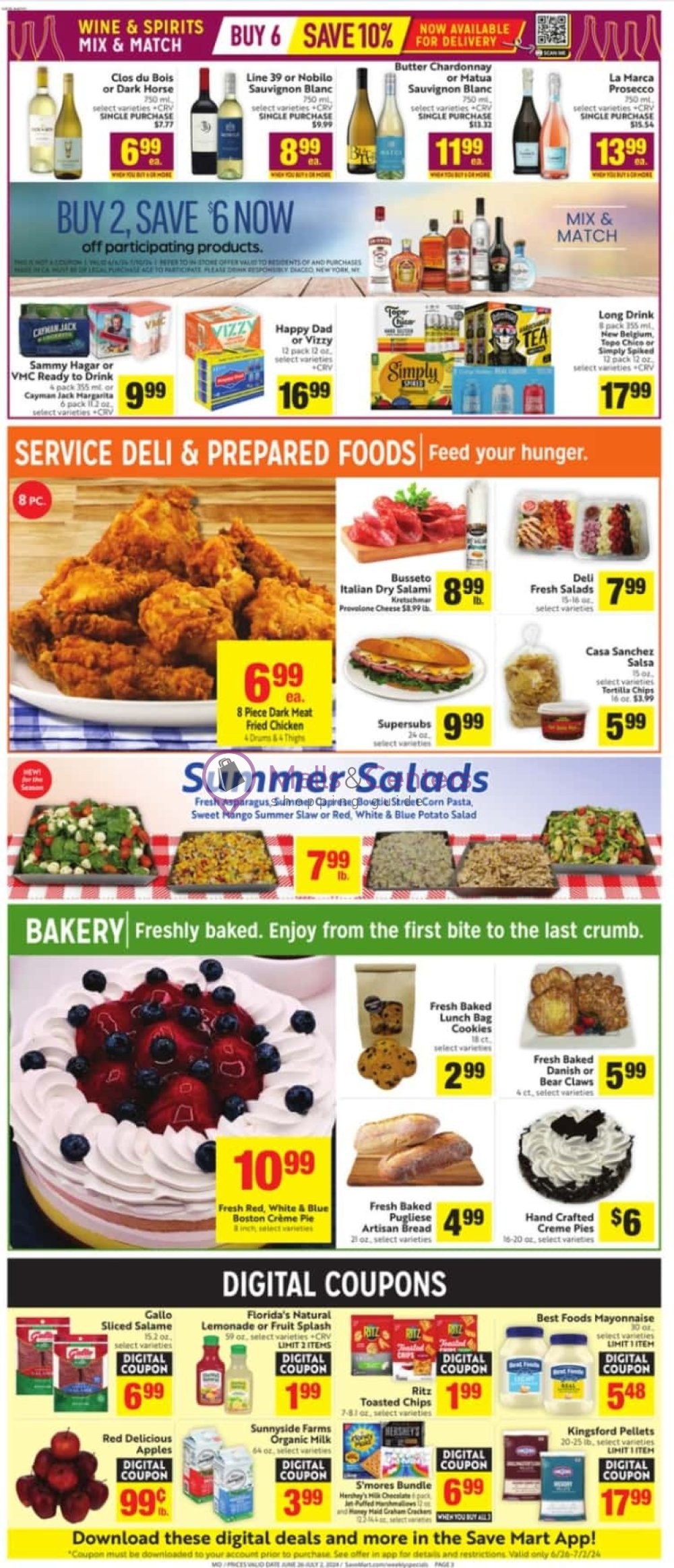 Weekly ad for Save Mart Supermarkets valid: 06/26/2024 - 07/02/2024, page 3