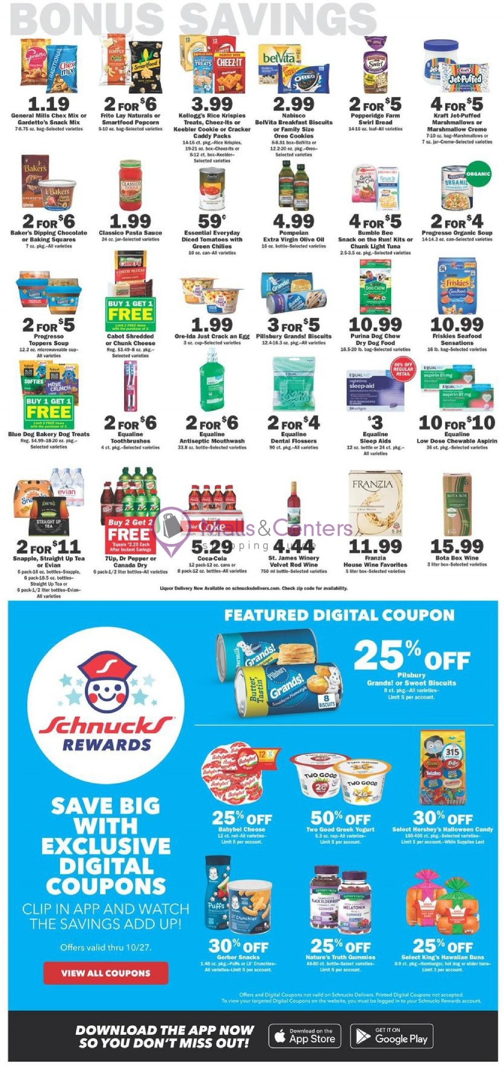 Schnucks Weekly ad valid from 10/21/2020 to 10/27/2020 - MallsCenters