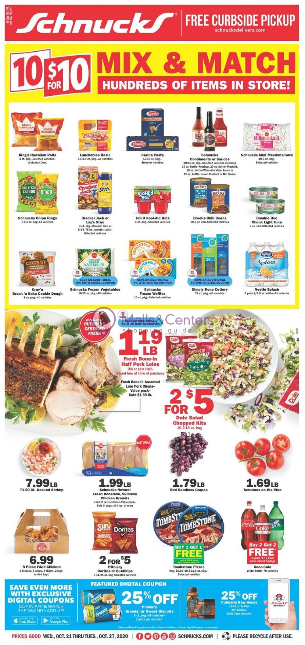 Schnucks Weekly ad valid from 10/21/2020 to 10/27/2020 - MallsCenters