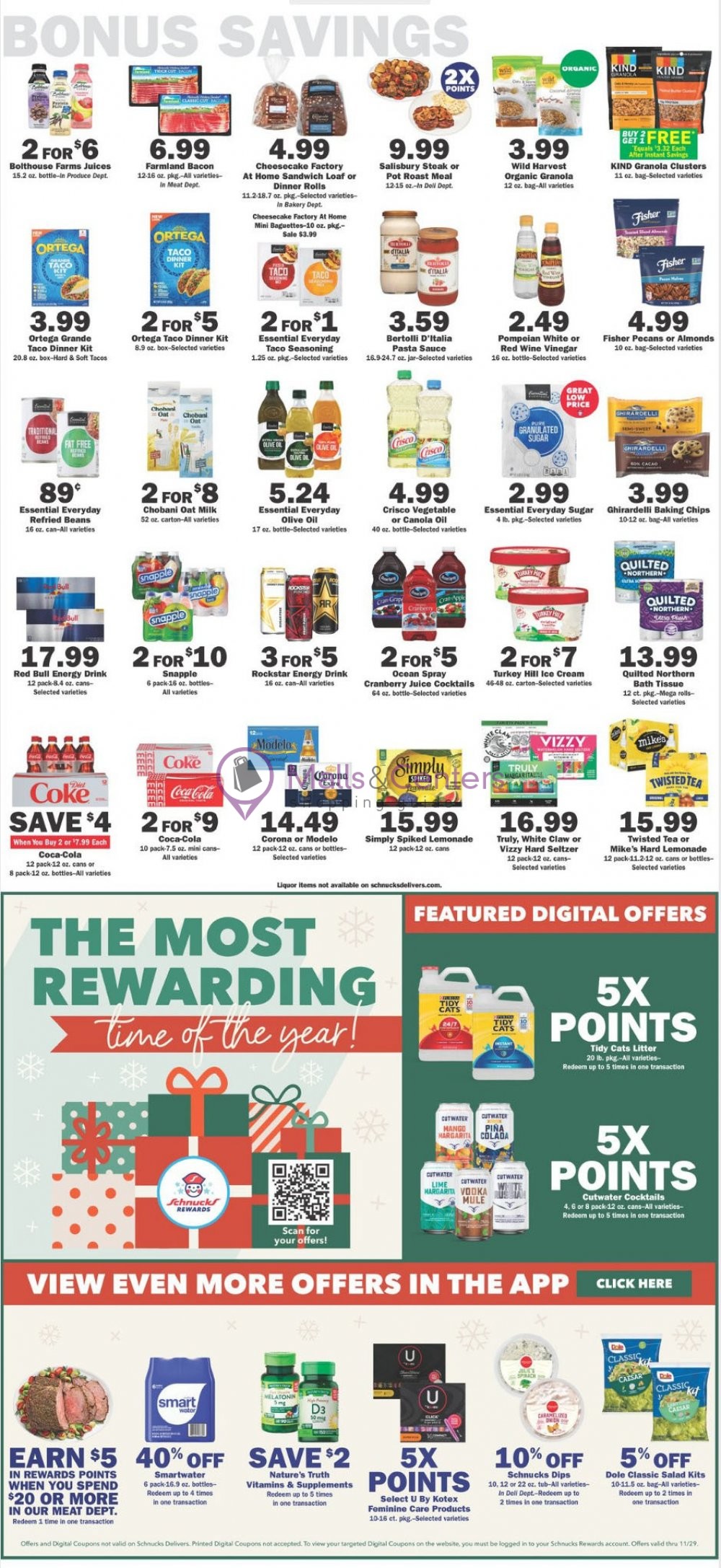 Schnucks Weekly ad valid from 11/25/2022 to 11/29/2022 - MallsCenters