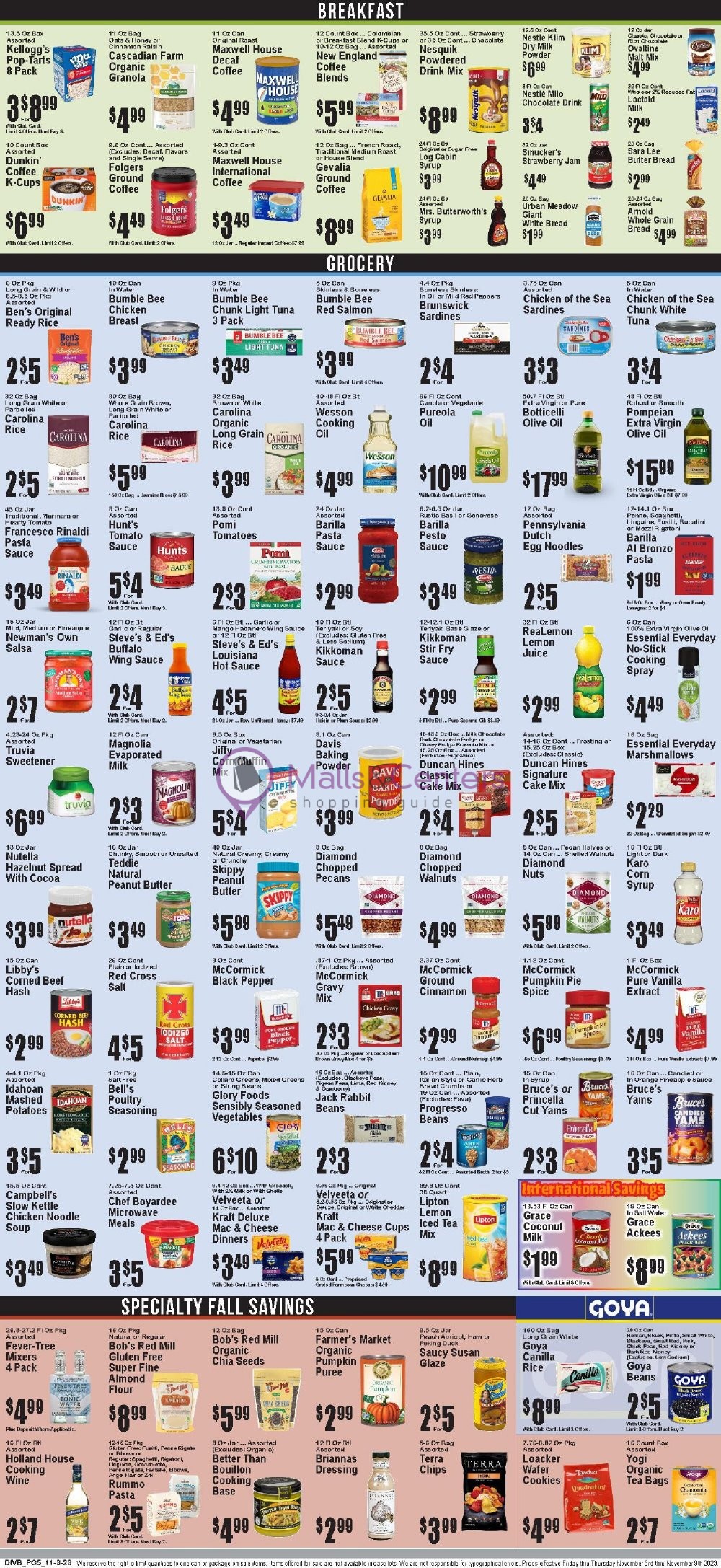 Weekly ad for Seabra's Market valid: 11/03/2023 - 11/09/2023, page 6