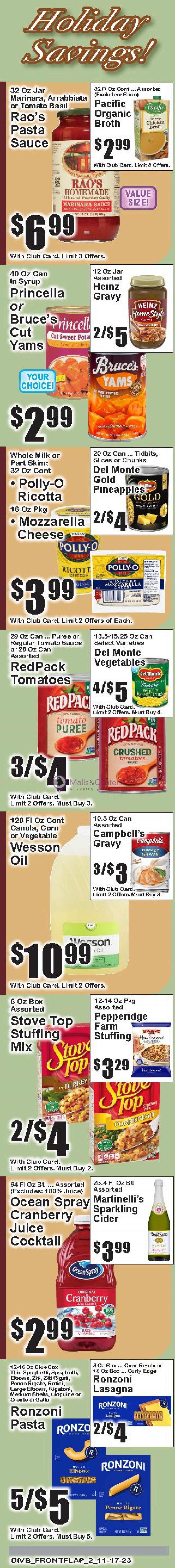 Weekly ad for Seabra's Market valid: 11/17/2023 - 11/23/2023, page 2