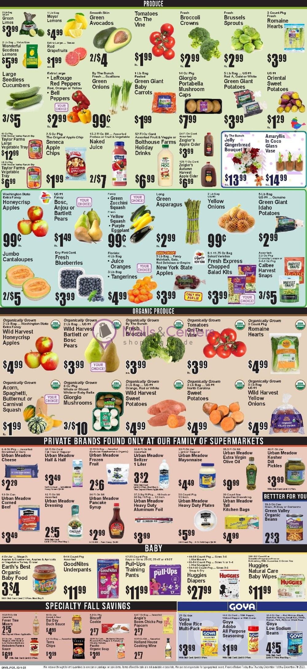 Weekly ad for Seabra's Market valid: 12/01/2023 - 12/07/2023, page 7