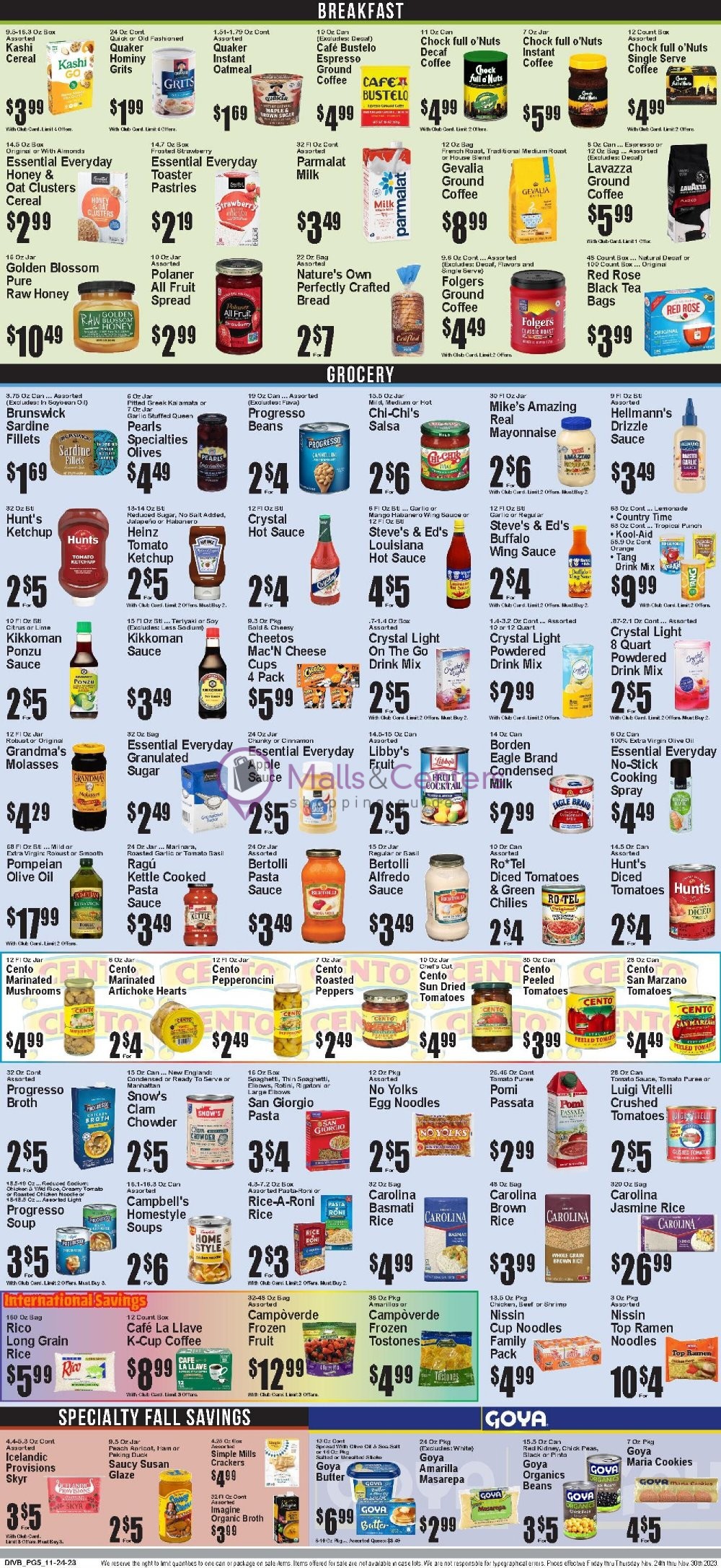 Weekly ad for Seabra's Market valid: 11/24/2023 - 11/30/2023, page 6