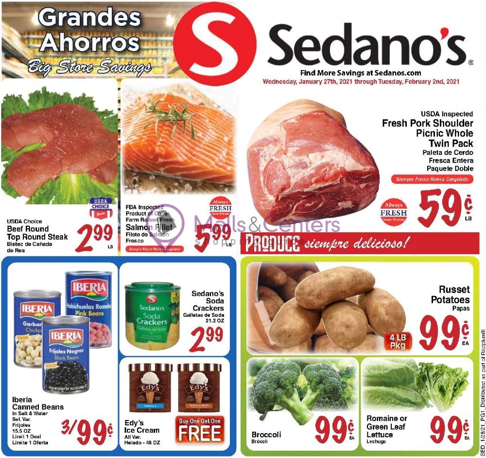 Sedano's Weekly Ad - sales & flyers specials - MallsCenters