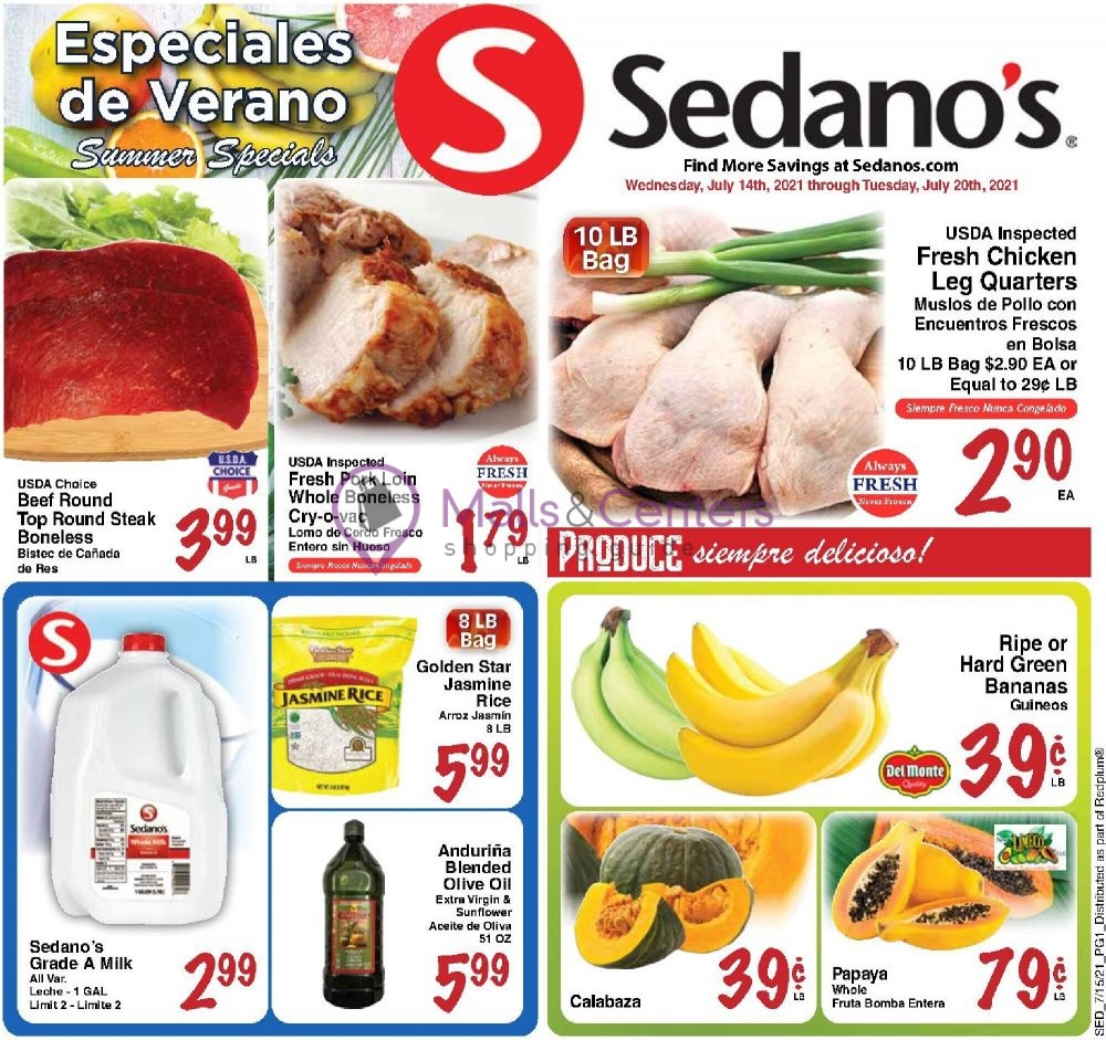 Sedano's Weekly Ad - sales & flyers specials - MallsCenters