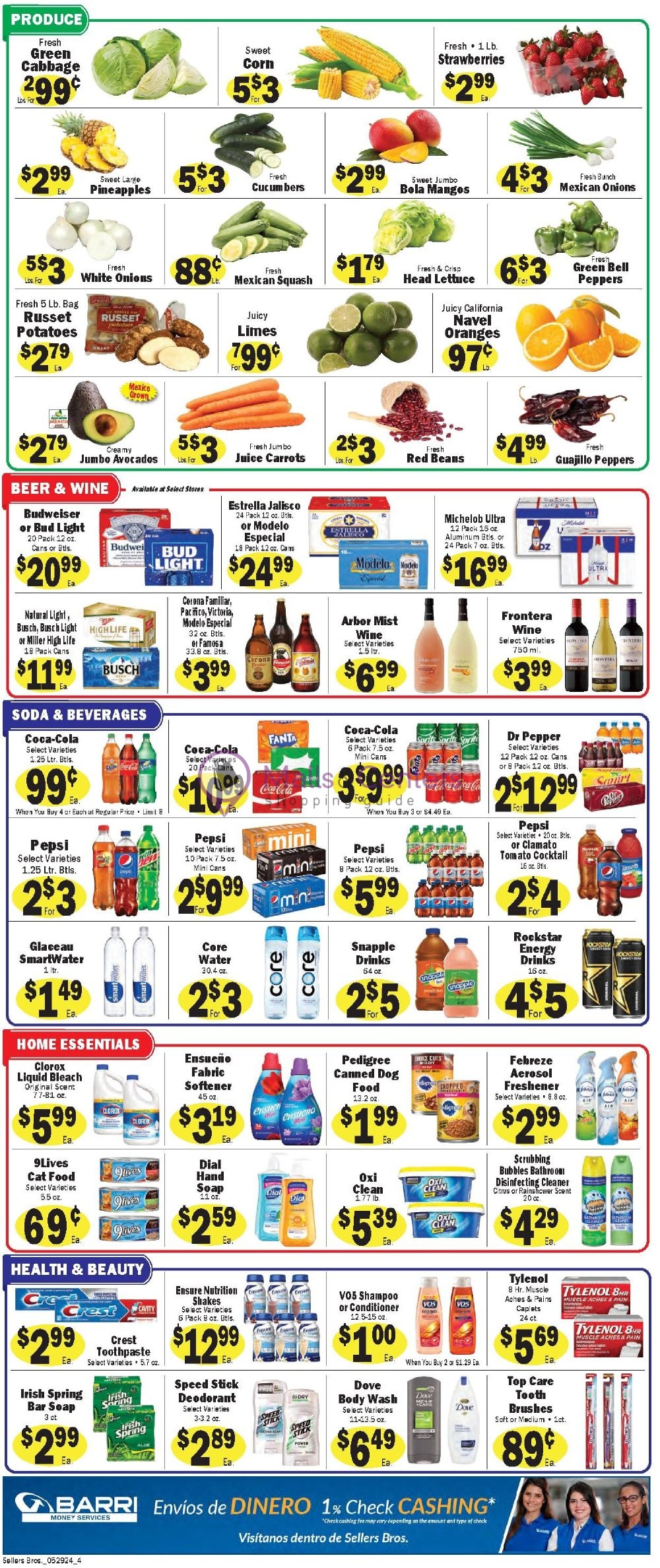 Weekly ad for Sellers Bros. valid: 05/29/2024 - 06/04/2024, page 4 Weekly ad for Sellers Bros. valid: 05/29/2024 - 06/04/2024, page 4