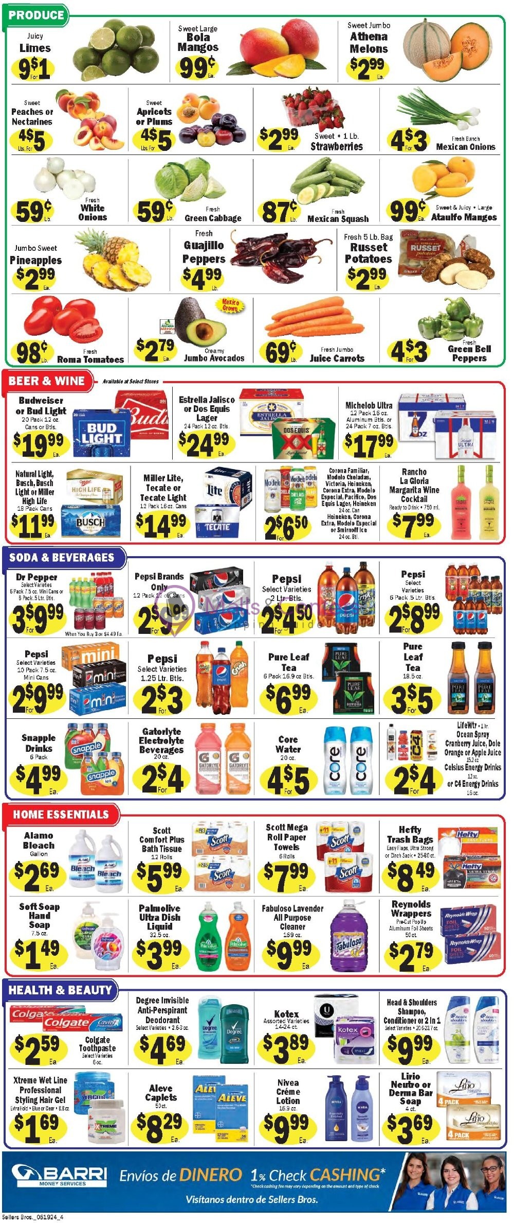 Weekly ad for Sellers Bros. valid: 06/19/2024 - 06/25/2024, page 4 Weekly ad for Sellers Bros. valid: 06/19/2024 - 06/25/2024, page 4