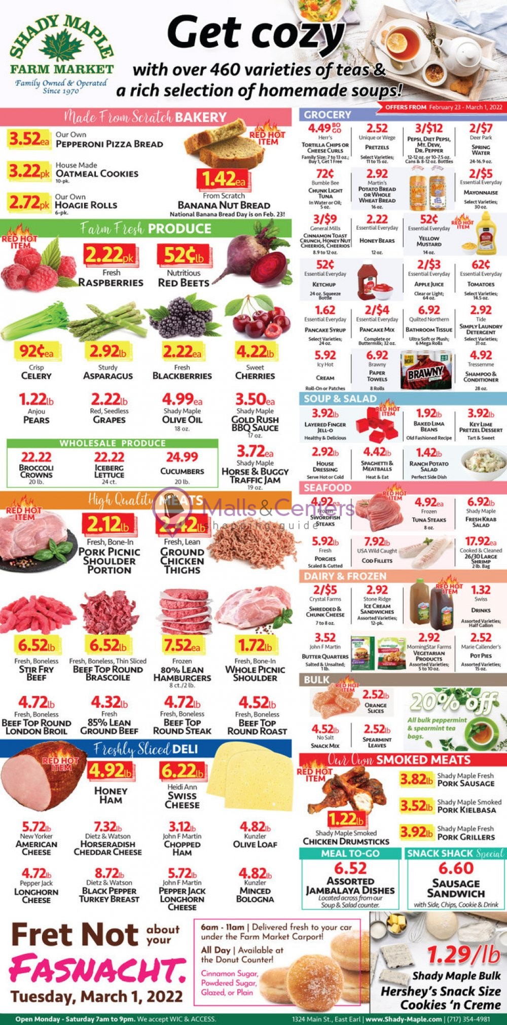 Shady Maple Weekly ad valid from 02/23/2022 to 03/01/2022 - MallsCenters