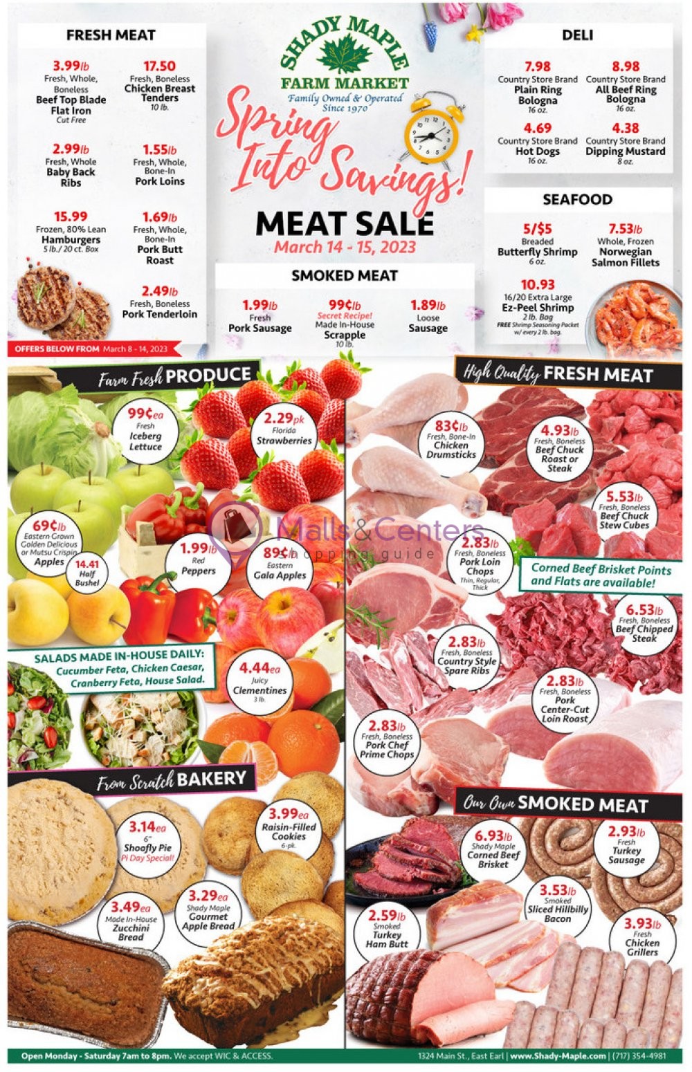 Shady Maple Weekly ad valid from 03/08/2023 to 03/14/2023 MallsCenters