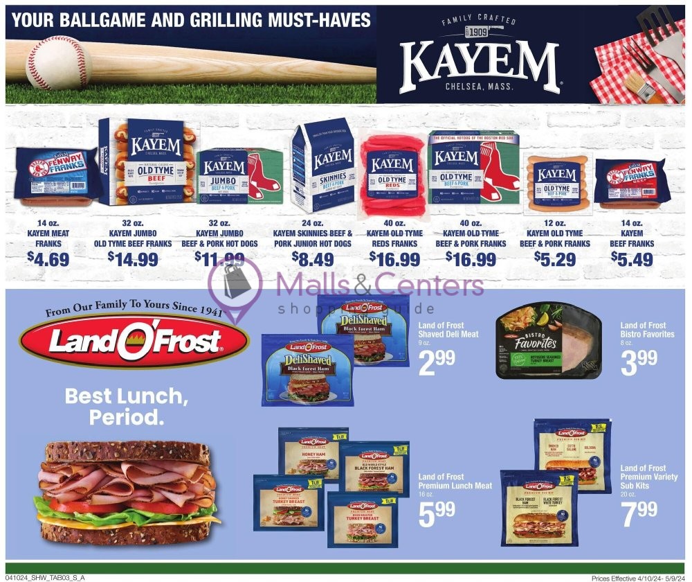 Weekly ad for Shaws valid: 04/10/2024 - 05/09/2024, page 3