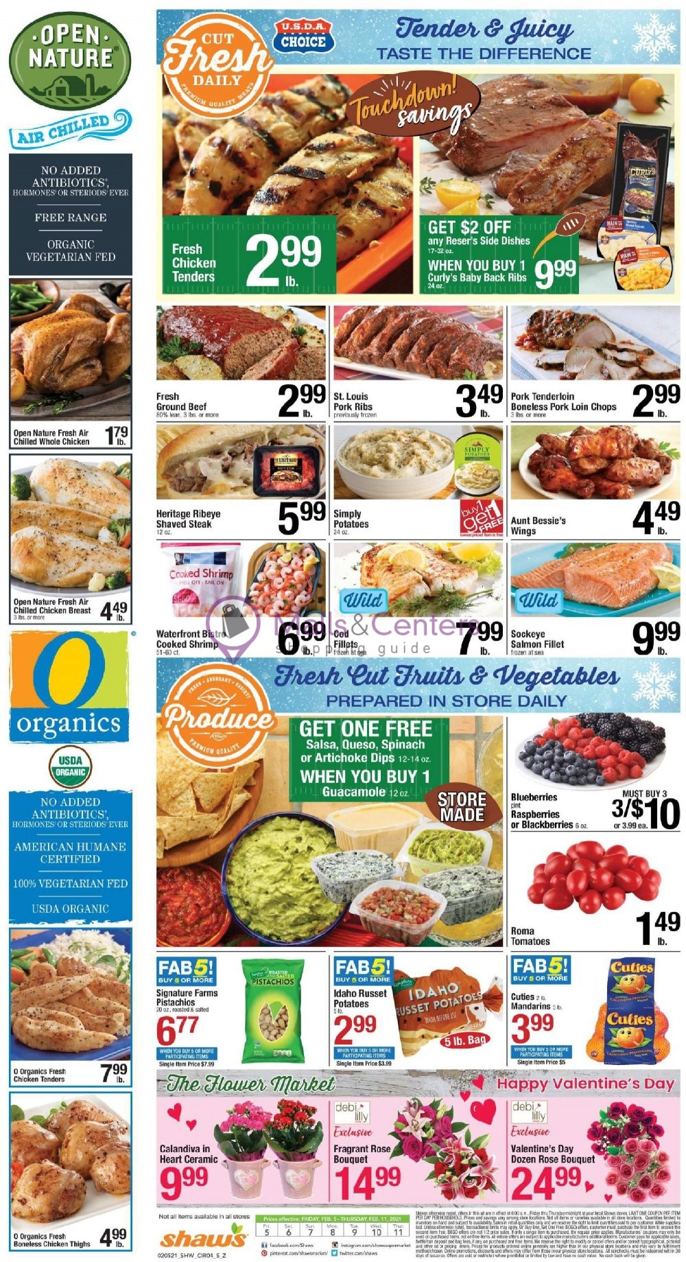 Shaws Weekly Ad sales & flyers specials MallsCenters