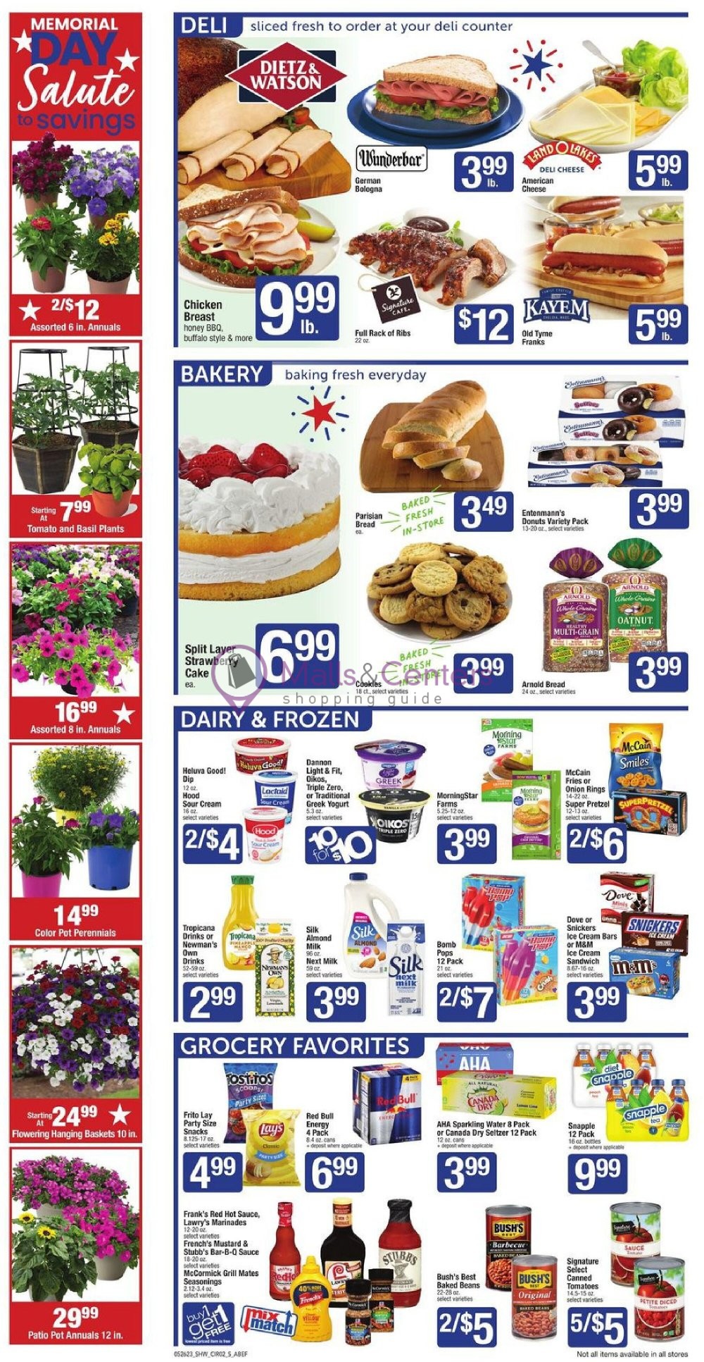 Shaws Weekly ad valid from 05/26/2023 to 06/01/2023 MallsCenters