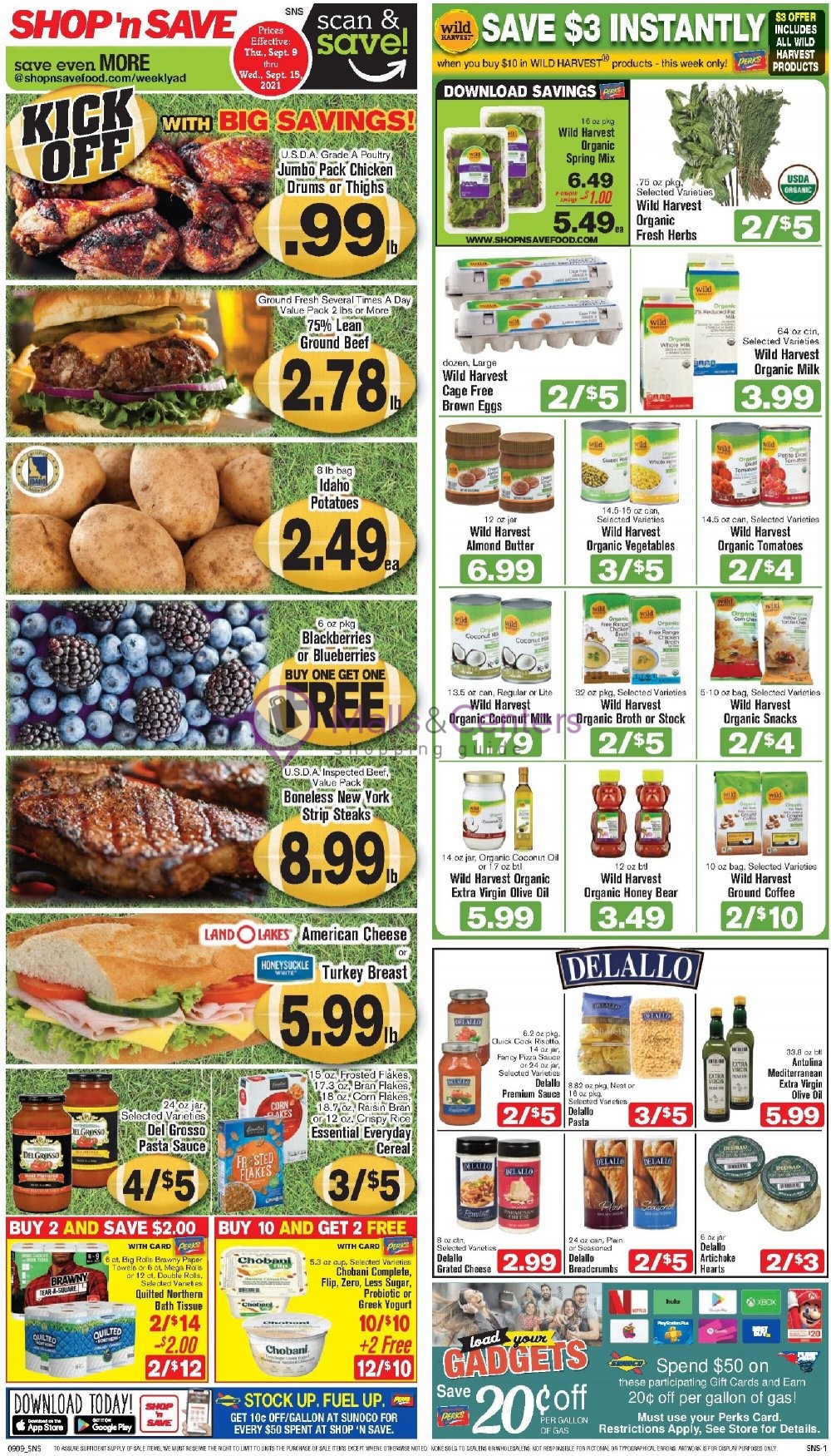 SHOP 'n SAVE Weekly Ad sales & flyers specials MallsCenters