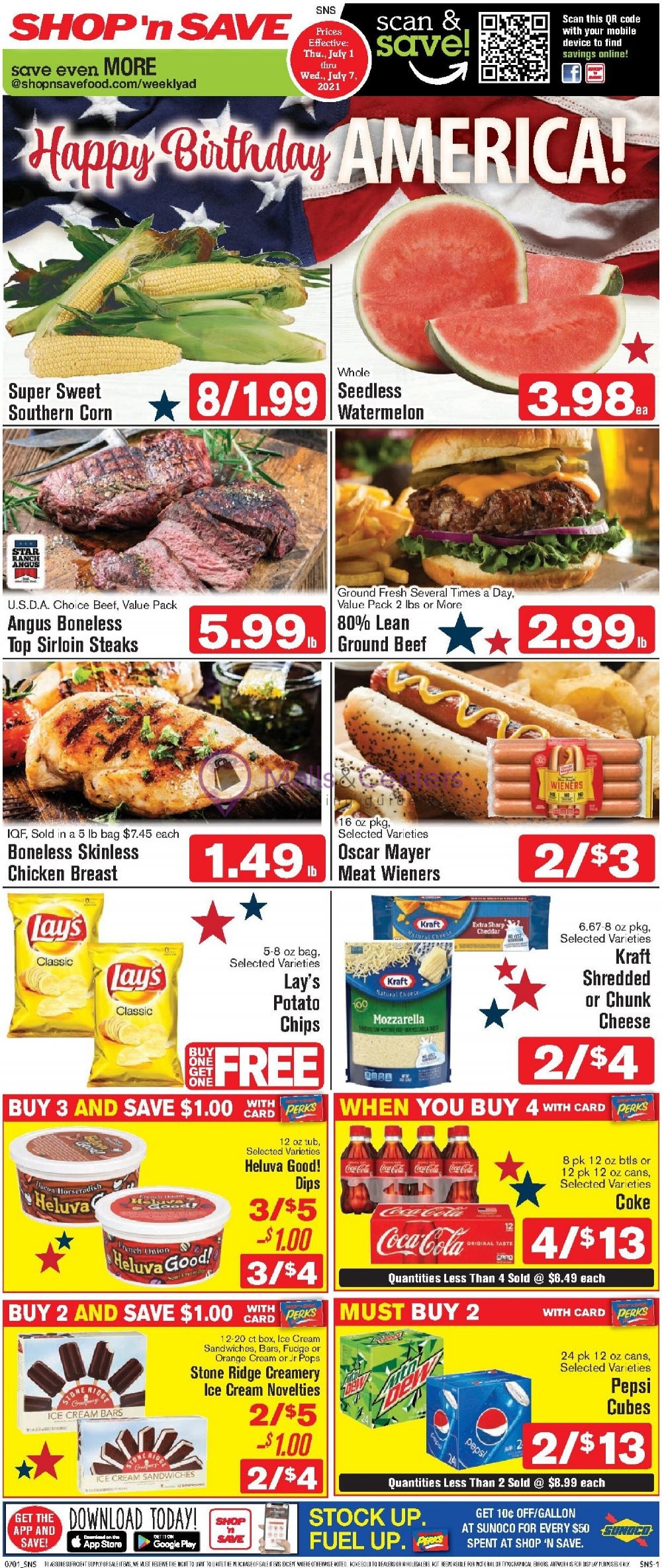 SHOP 'n SAVE Weekly Ad sales & flyers specials MallsCenters