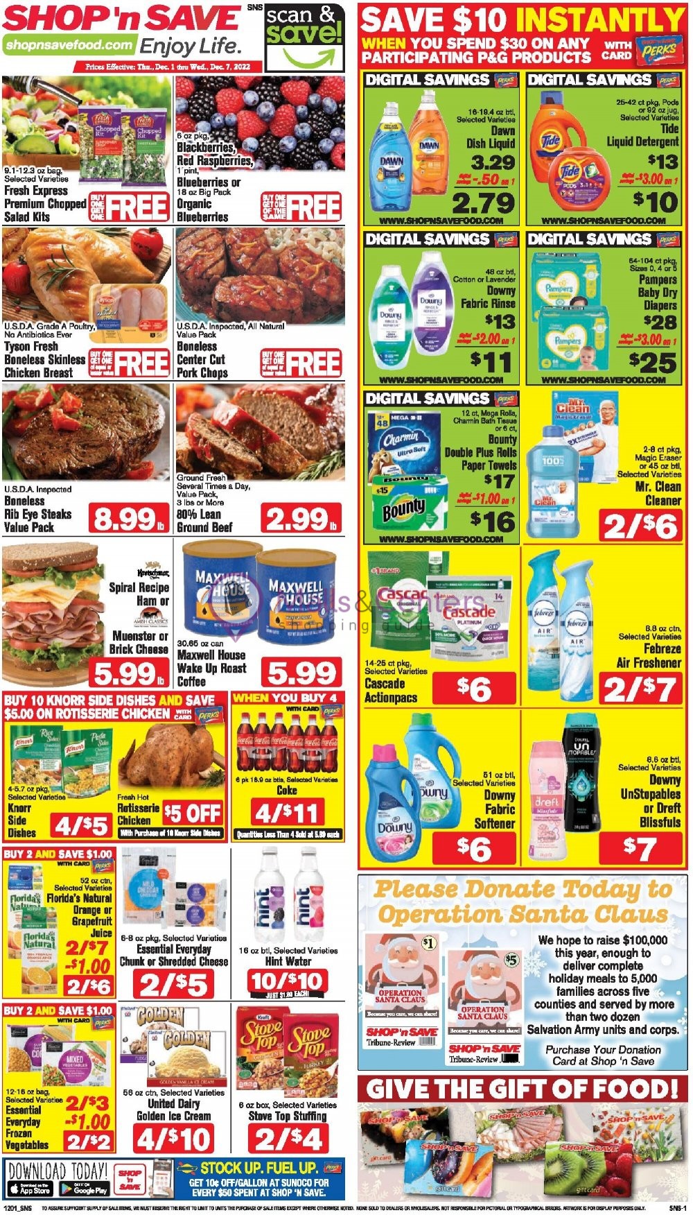 SHOP 'n SAVE Weekly ad valid from 12/01/2022 to 12/07/2022 MallsCenters