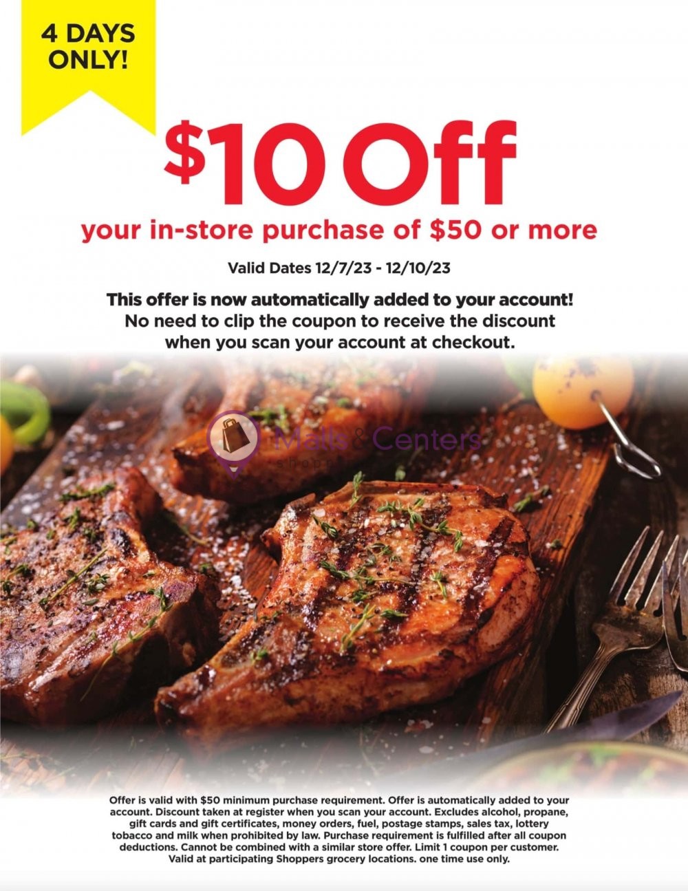 Shoppers Food Weekly ad valid from 12/07/2023 to 12/13/2023 - MallsCenters