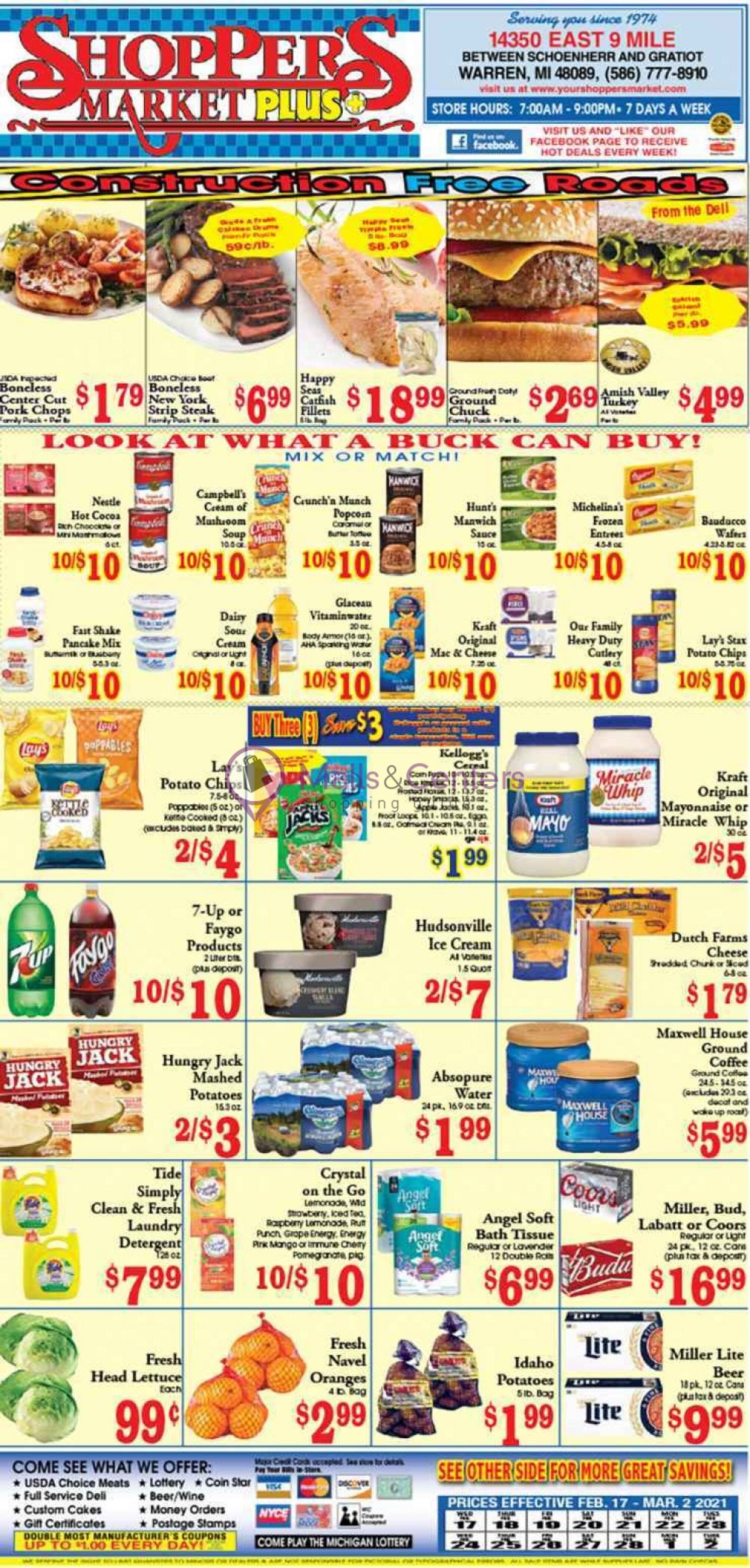 Shopper's Market Weekly Ad sales & flyers specials MallsCenters