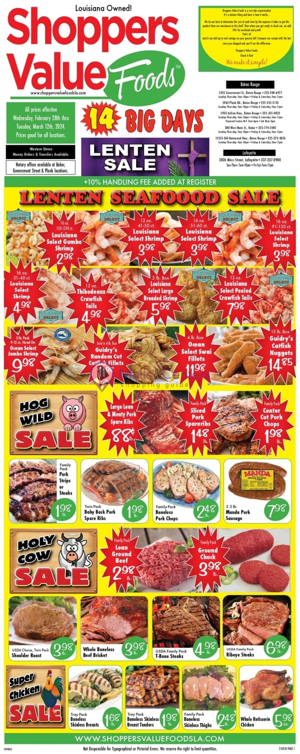 Shoppers Value Foods Weekly ad valid from 02/28/2024 to 03/12/2024