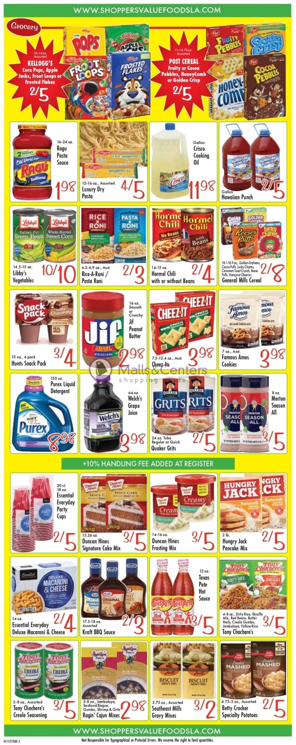 Shoppers Value Foods Weekly ad valid from 10/11/2023 to 10/24/2023
