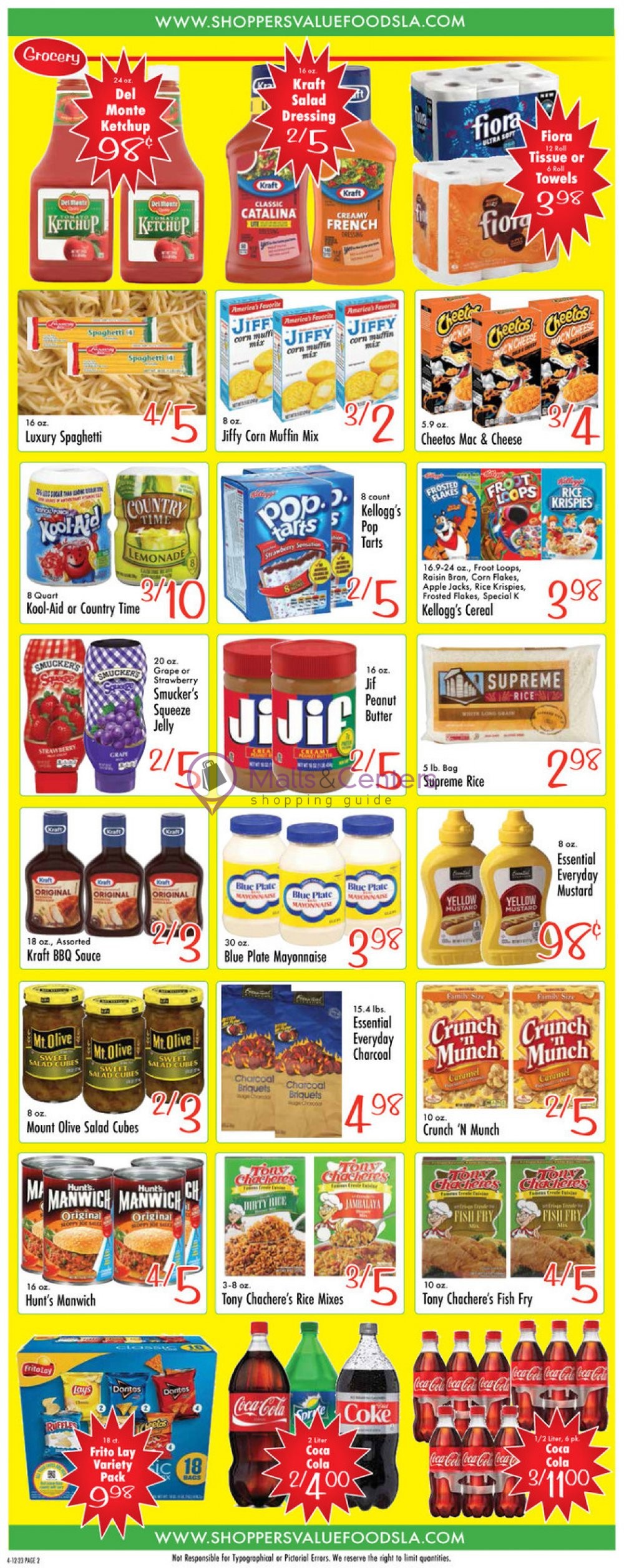 Shoppers Value Foods Weekly ad valid from 04/12/2023 to 04/25/2023