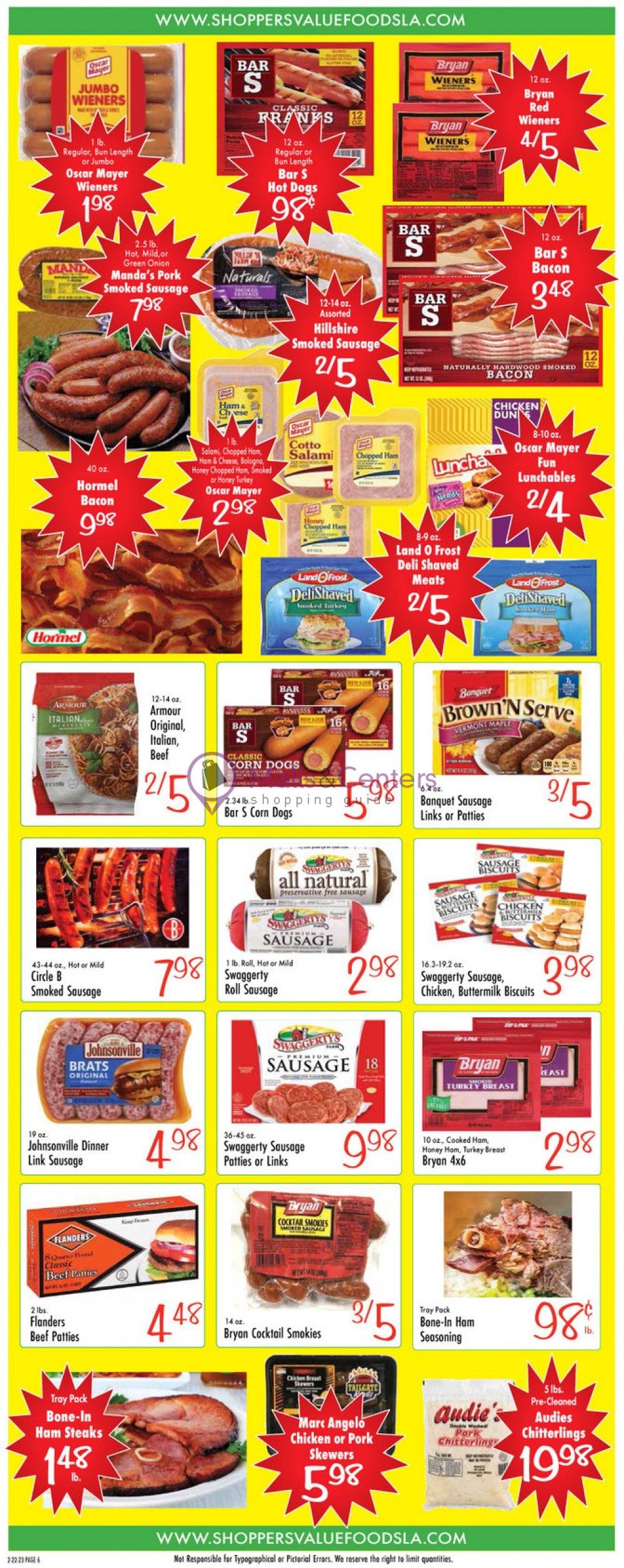 Shoppers Value Foods Weekly Ad sales & flyers specials MallsCenters