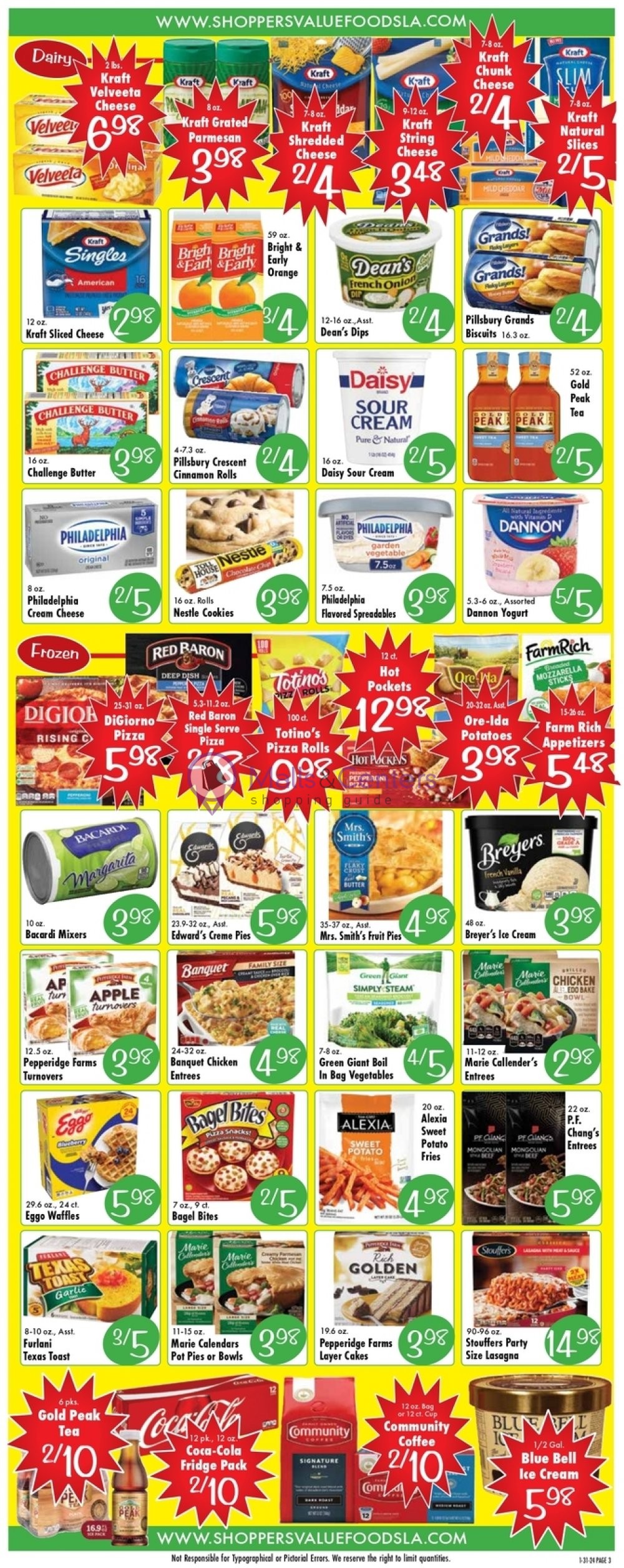 Weekly ad for Shoppers Value Foods valid: 01/31/2024 - 02/13/2024, page 3